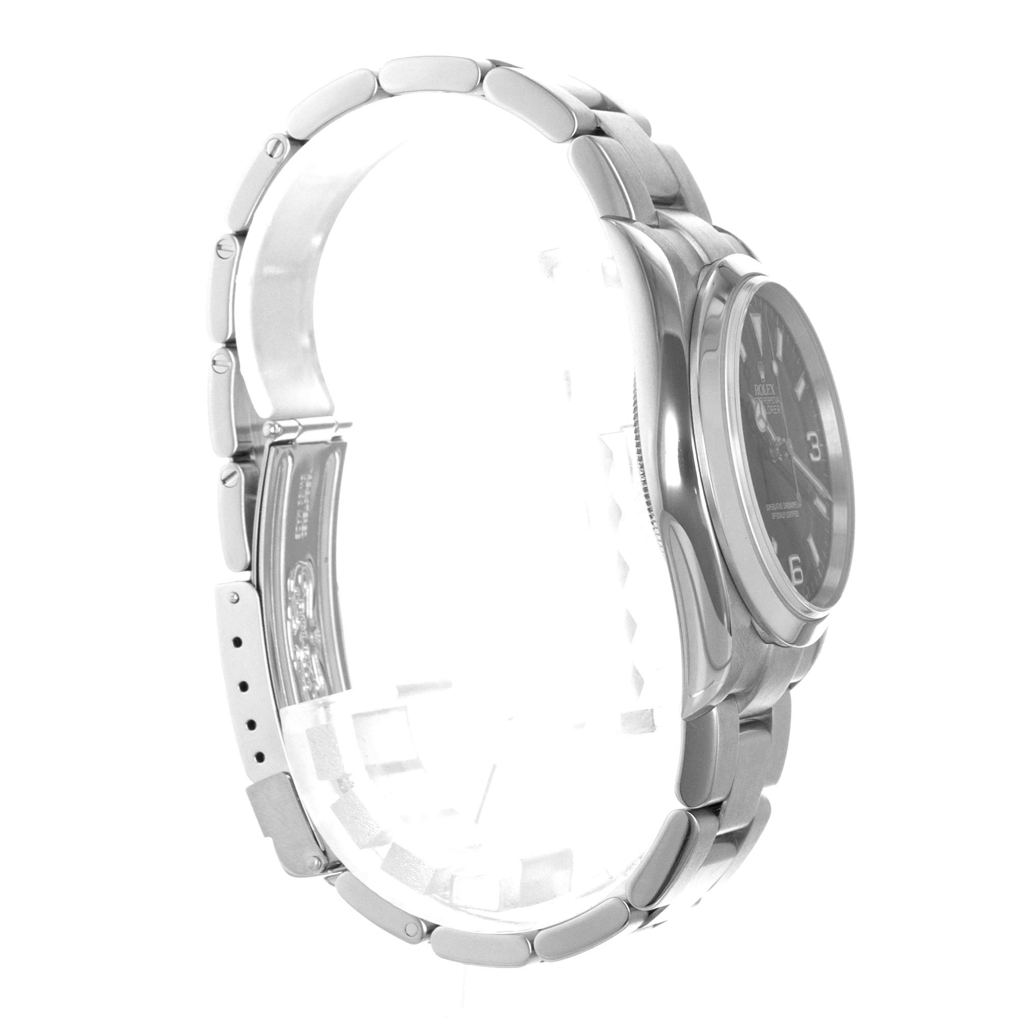 Rolex Explorer 114270 36mm Black Steel Smooth Mens Watch 2004 thumbnail 6