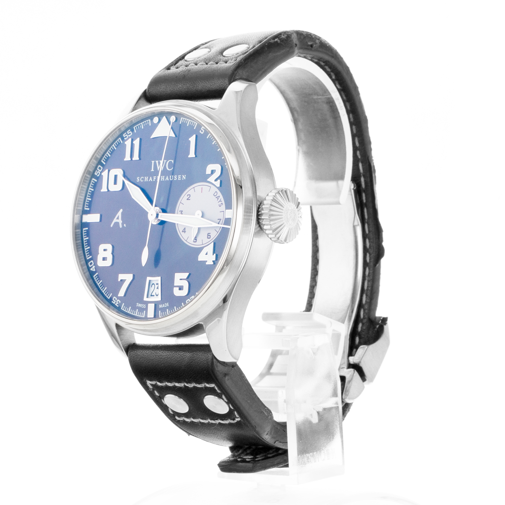 IWC Big Pilot IW500420 46mm Antoine de Saint Exupery White Gold Mens Watch thumbnail 4