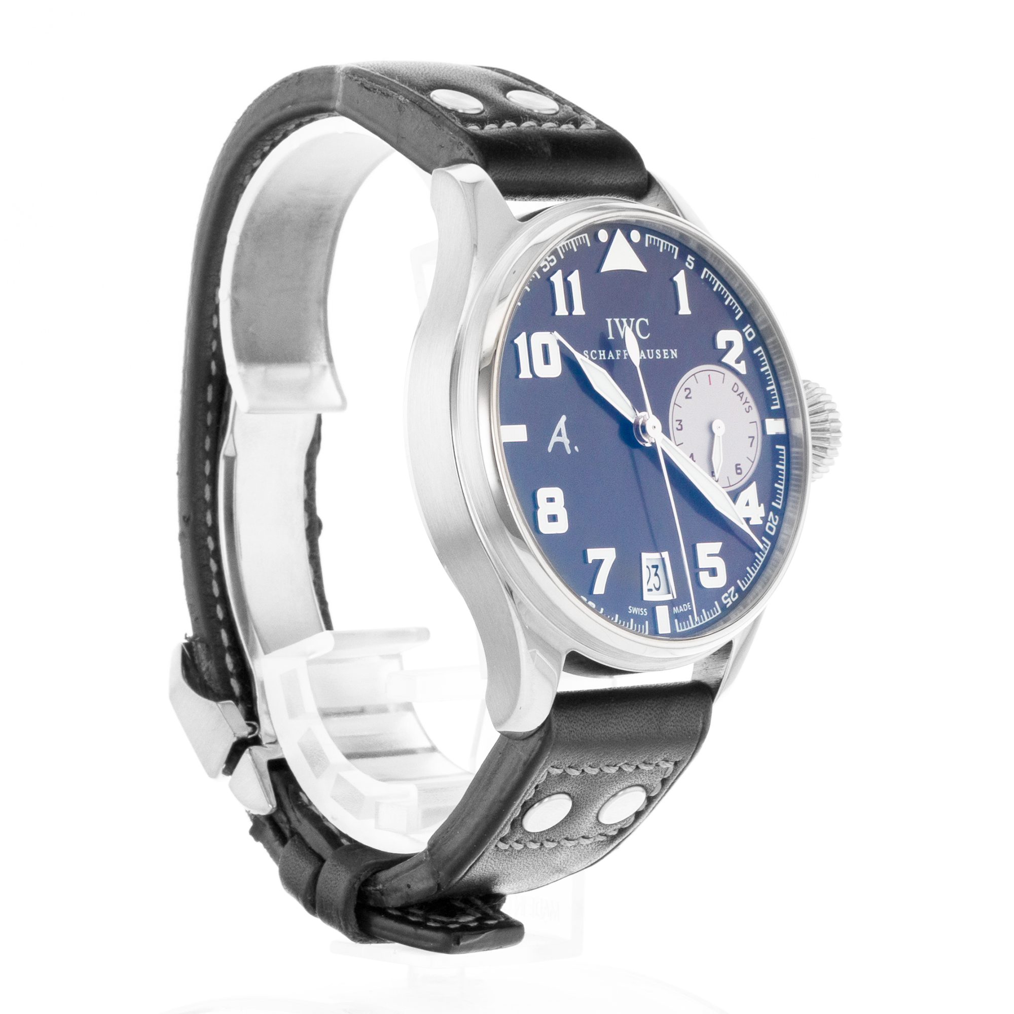 IWC Big Pilot IW500420 46mm Antoine de Saint Exupery White Gold Mens Watch thumbnail 7
