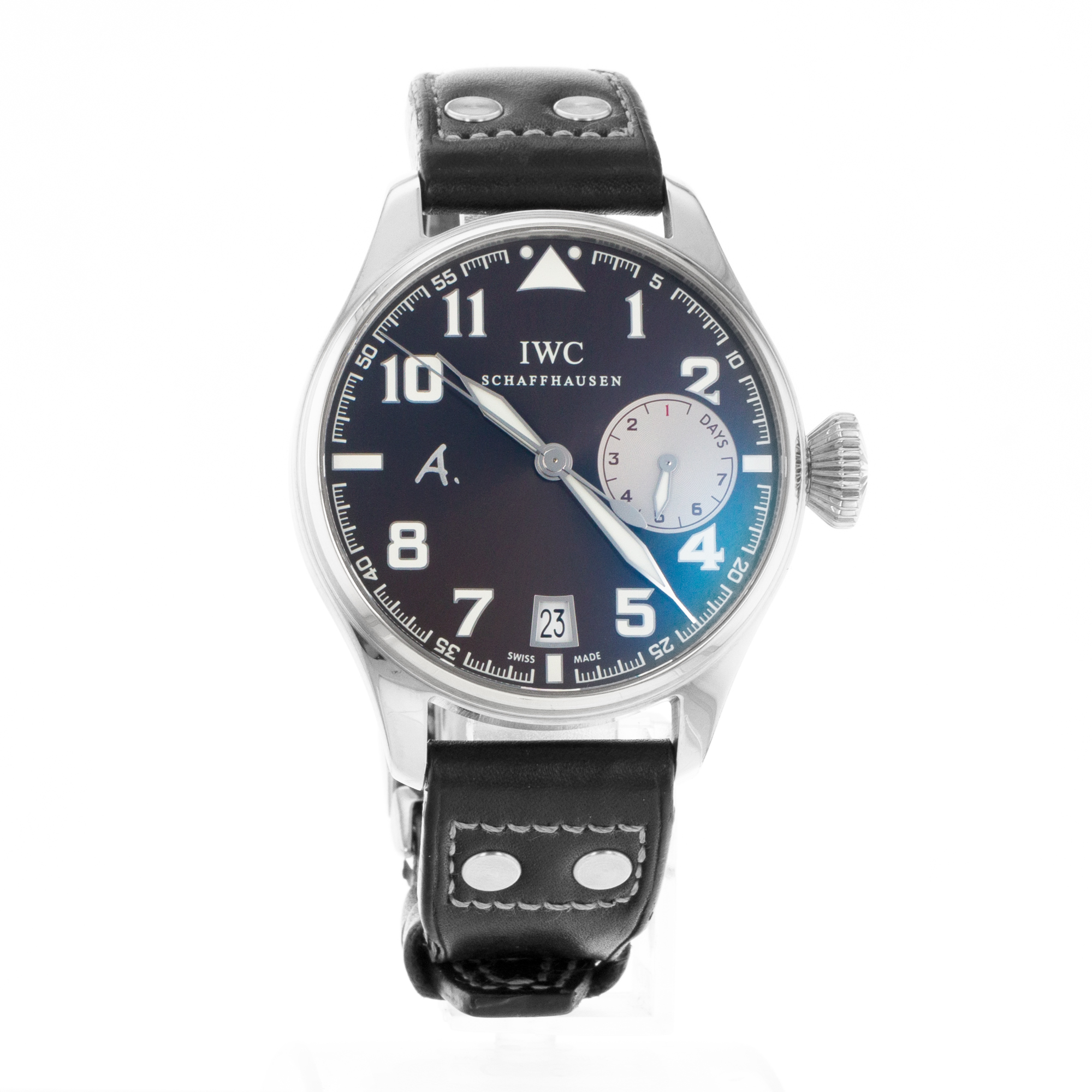 IWC Big Pilot IW500420 46mm Antoine de Saint Exupery White Gold Mens Watch thumbnail 8