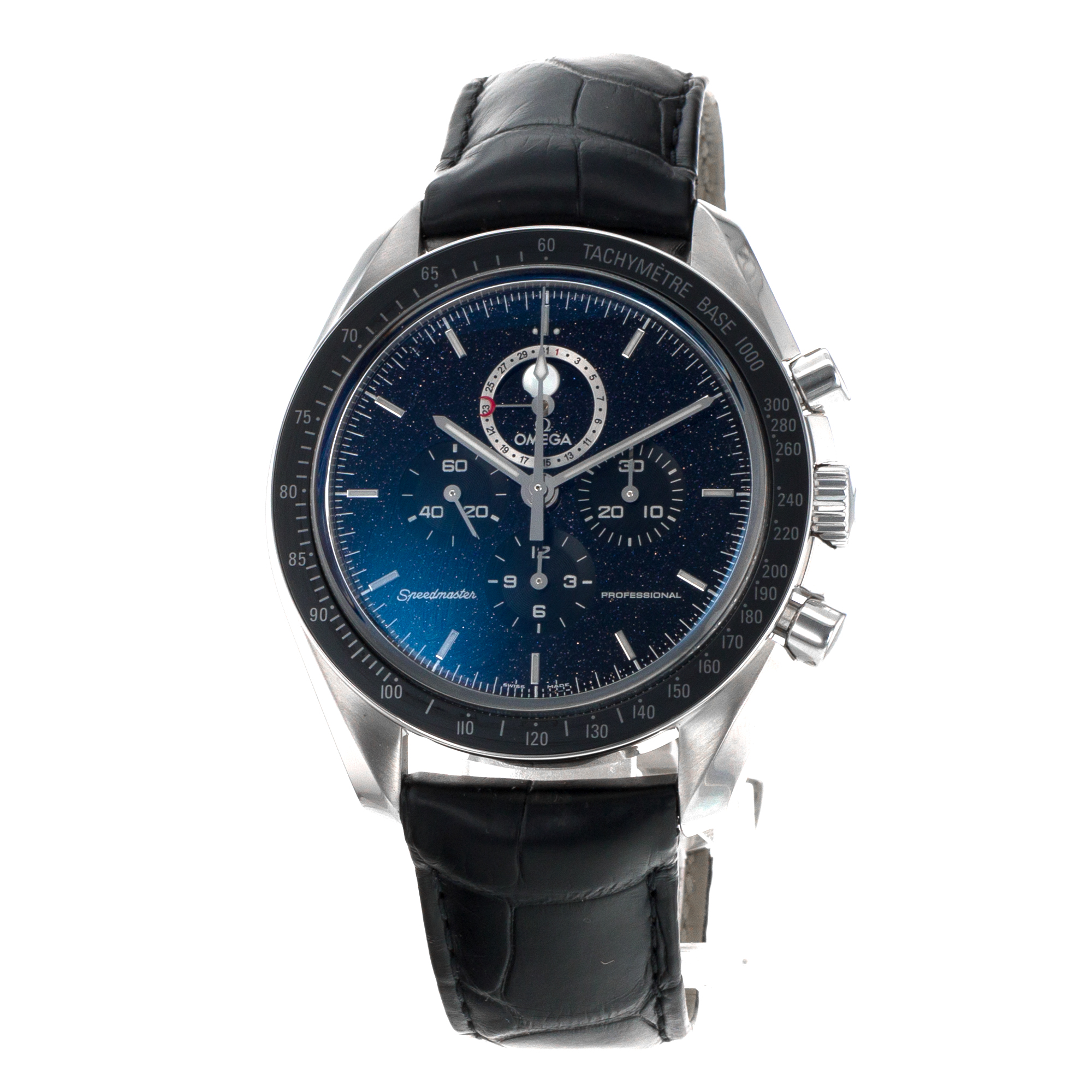 Omega Speedmaster Moonphase 311.33.44.32.01.001 Black Aventurine Mens Watch thumbnail 3