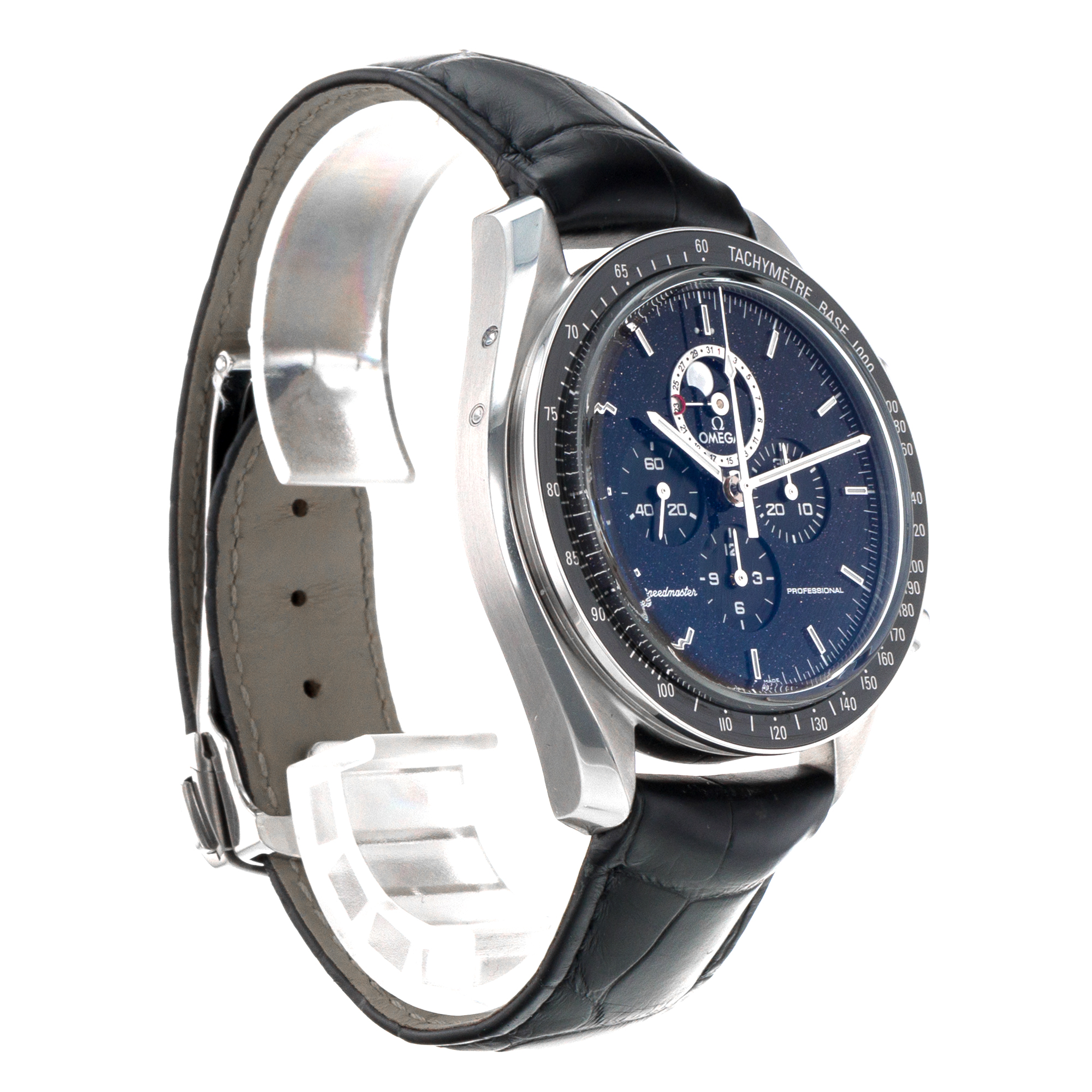 Omega Speedmaster Moonphase 311.33.44.32.01.001 Black Aventurine Mens Watch thumbnail 7