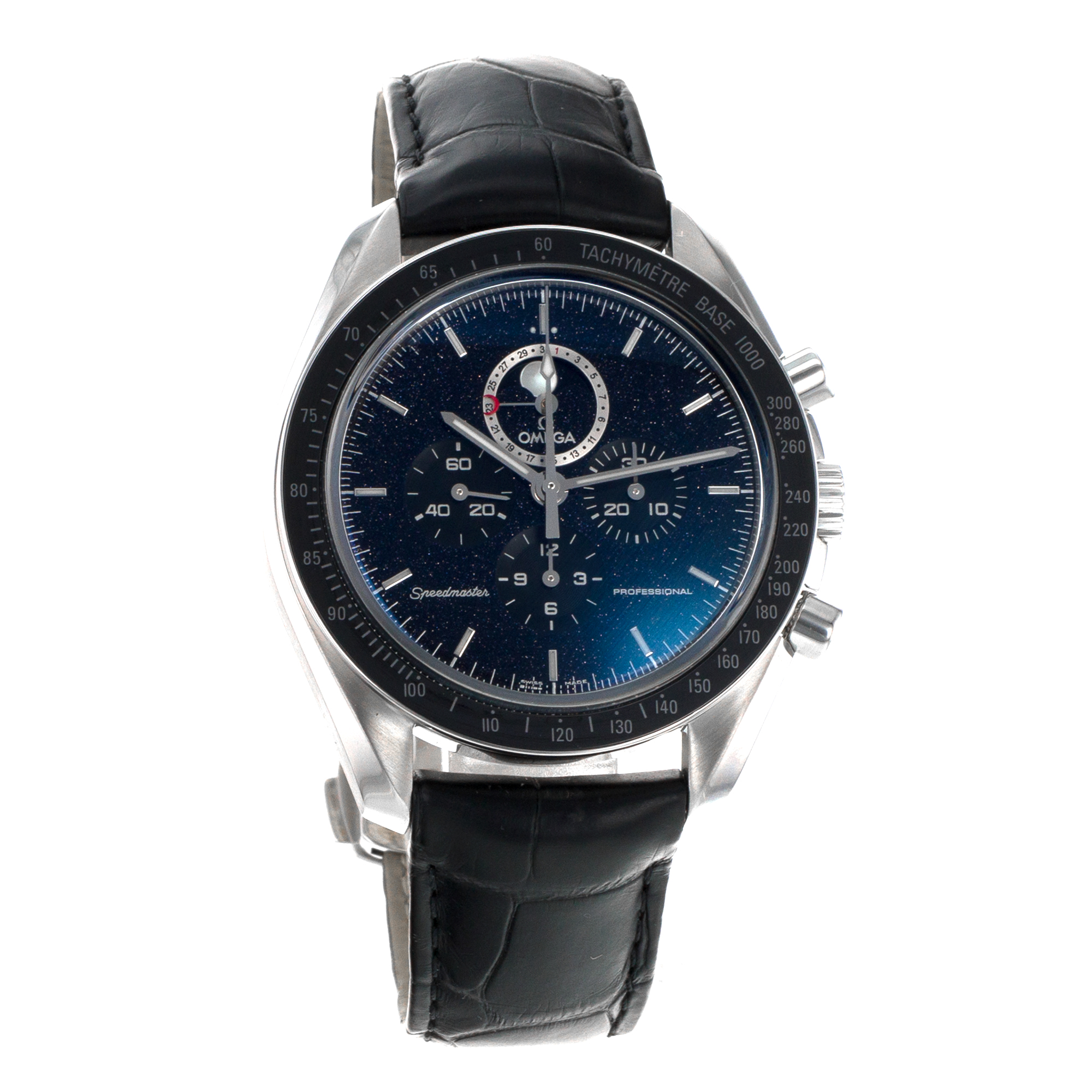 Omega Speedmaster Moonphase 311.33.44.32.01.001 Black Aventurine Mens Watch thumbnail 8