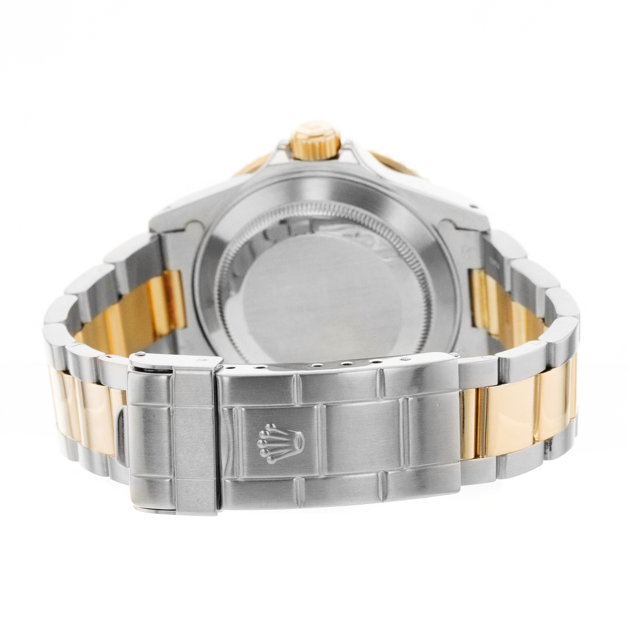 Rolex Submariner 16613 40mm Black Steel Yellow Gold Oyster Mens Watch 2000 thumbnail 10