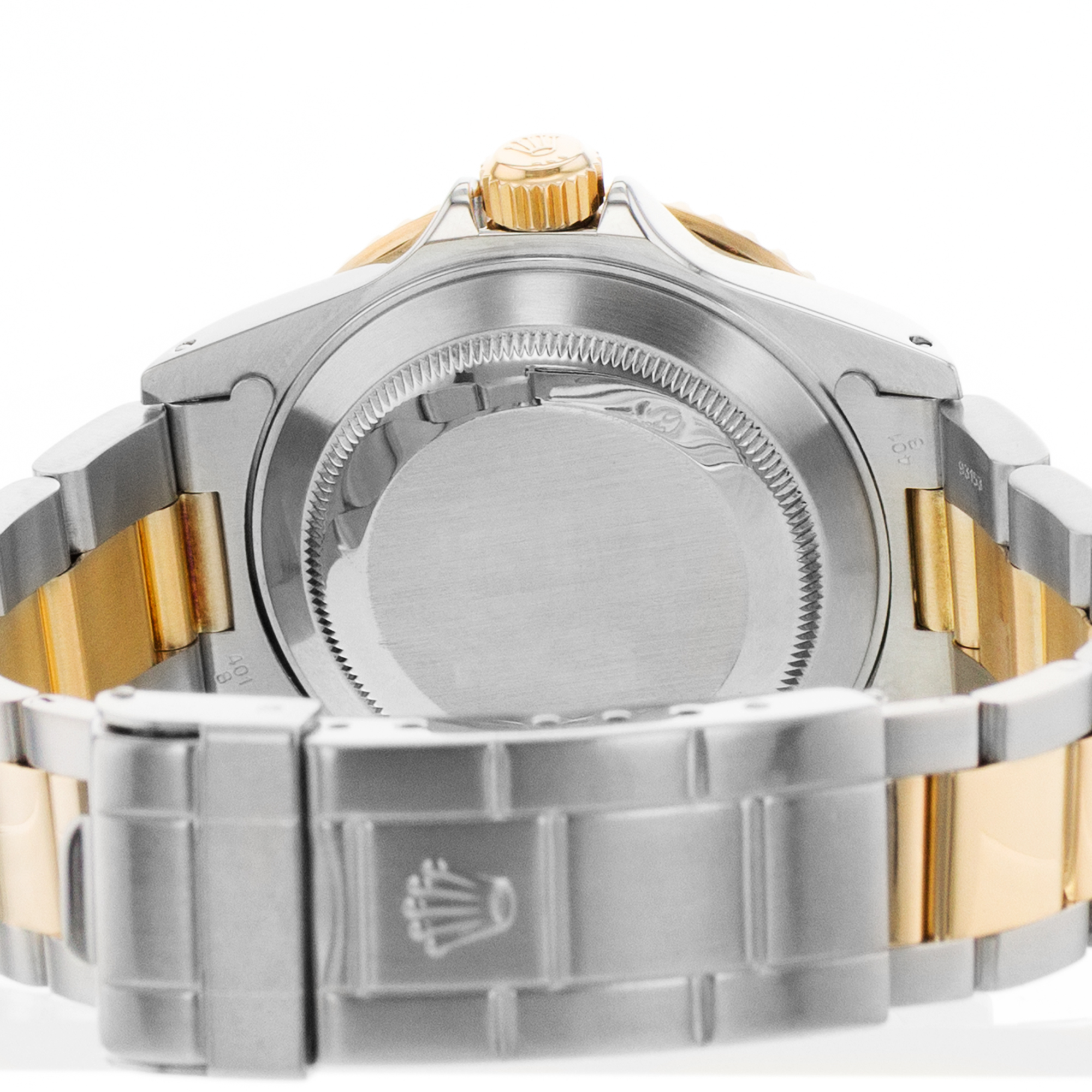 Rolex Submariner 16613 40mm Black Steel Yellow Gold Oyster Mens Watch 2000 thumbnail 11