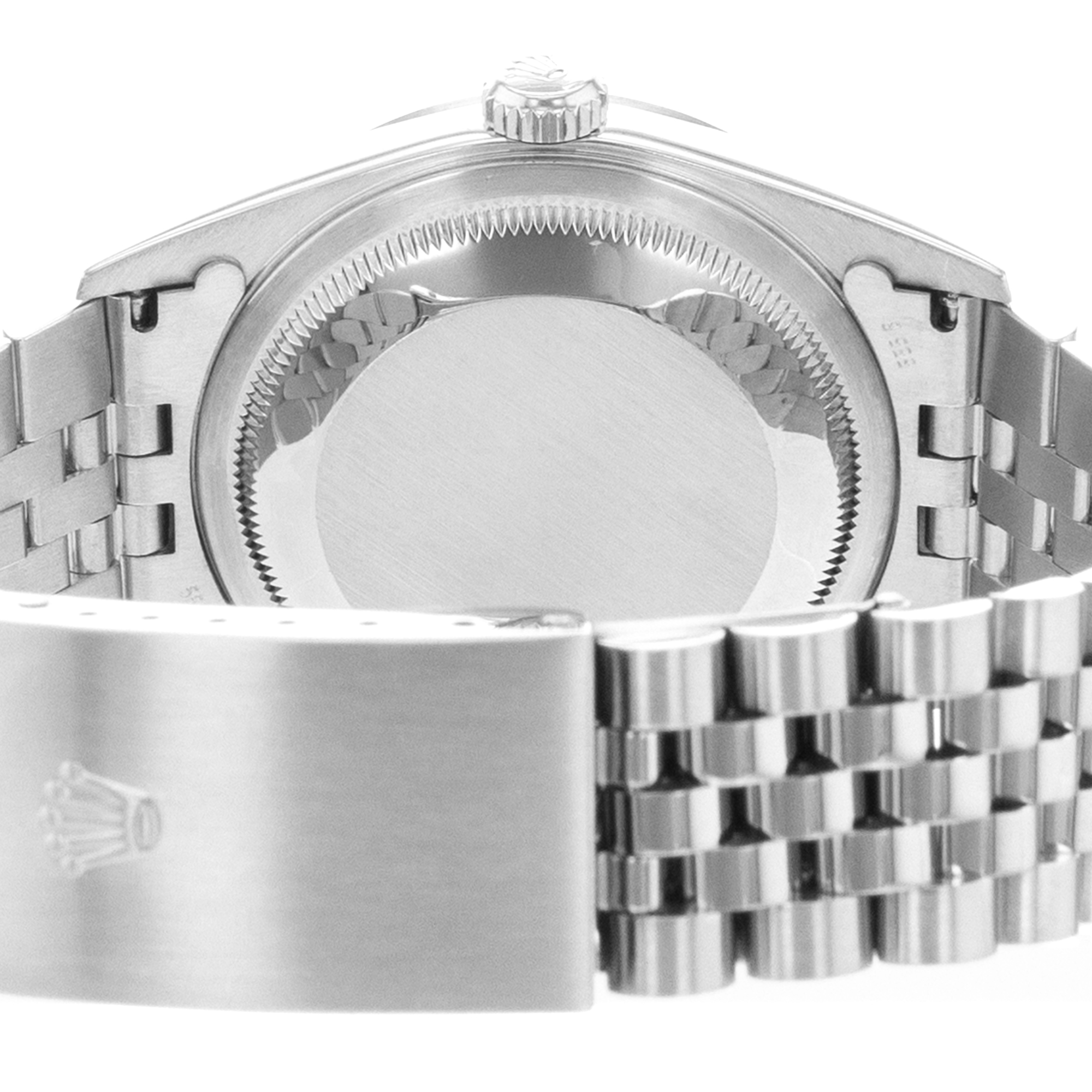Rolex Datejust 36 16234 White Roman Steel White Gold Jubilee Mens Watch 2000 thumbnail 10