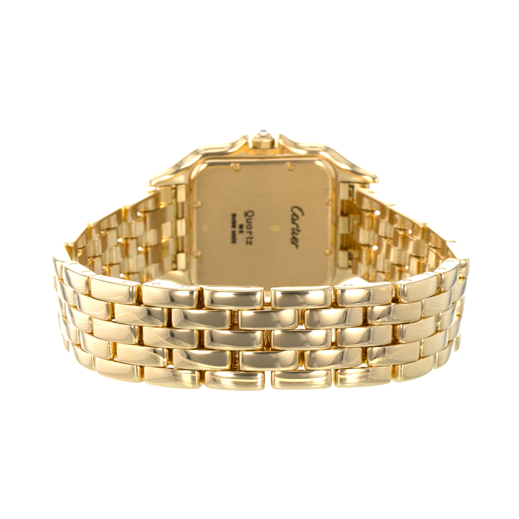 Cartier Panthere WF4001B9 883969 27mm Factory Diamonds Yellow Gold Mens Watch thumbnail 9