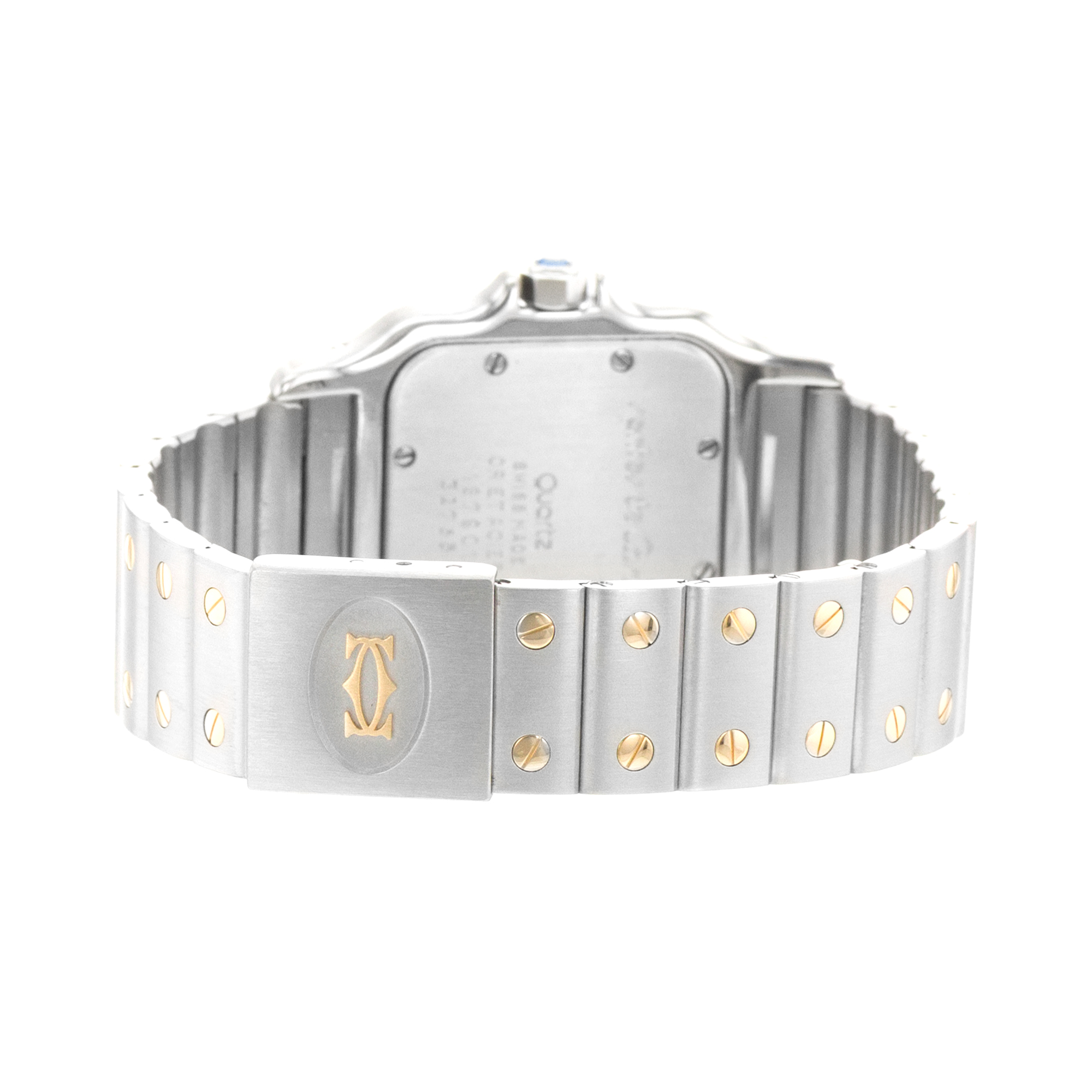 Cartier Santos Galbee W20011C4 18790 29mm Silver Steel Yellow Gold Mens Watch thumbnail 9