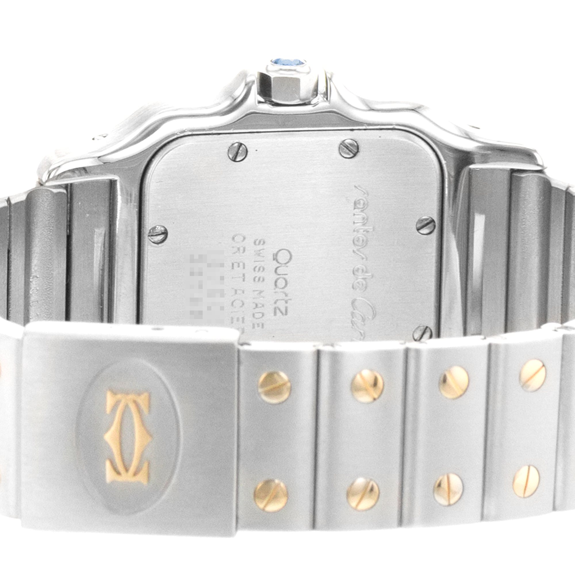 Cartier Santos Galbee W20011C4 18790 29mm Silver Steel Yellow Gold Mens Watch thumbnail 10