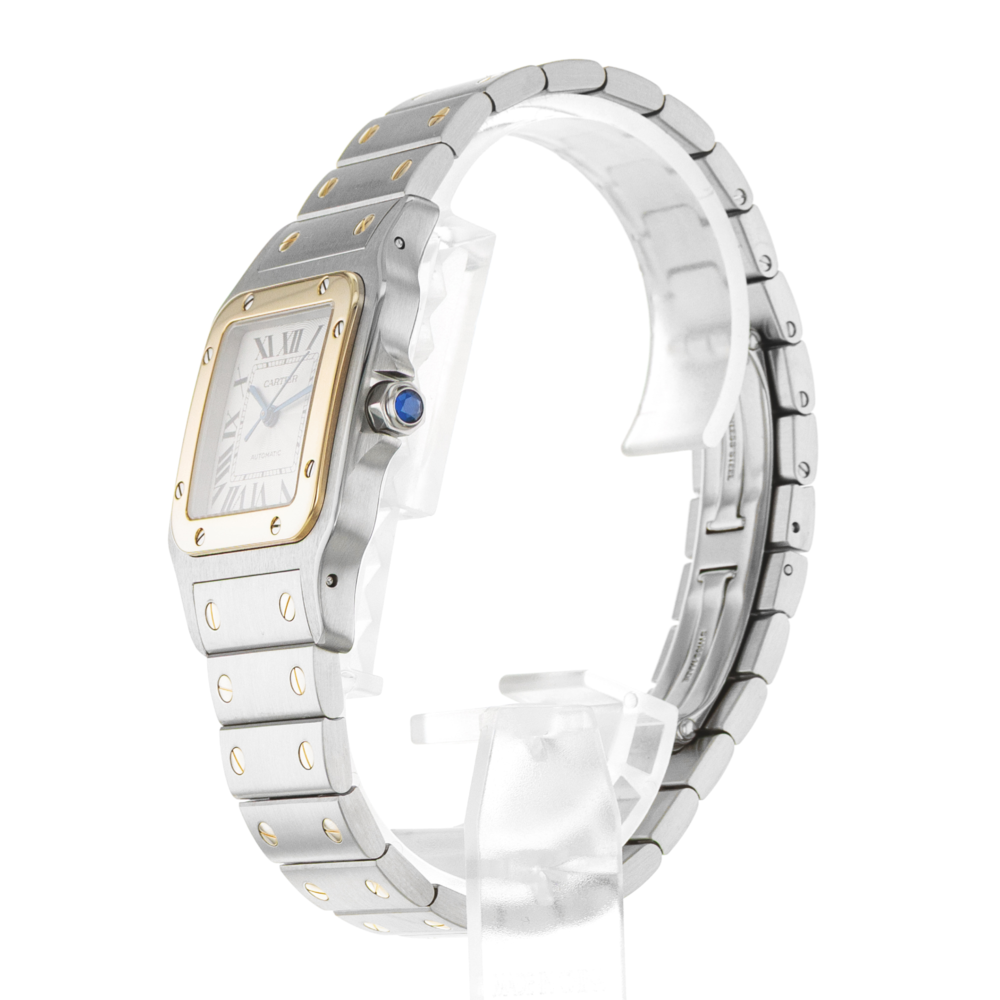 Cartier Santos Galbee W20058C4 2319 29mm Large Steel Yellow Gold Mens Watch thumbnail 5