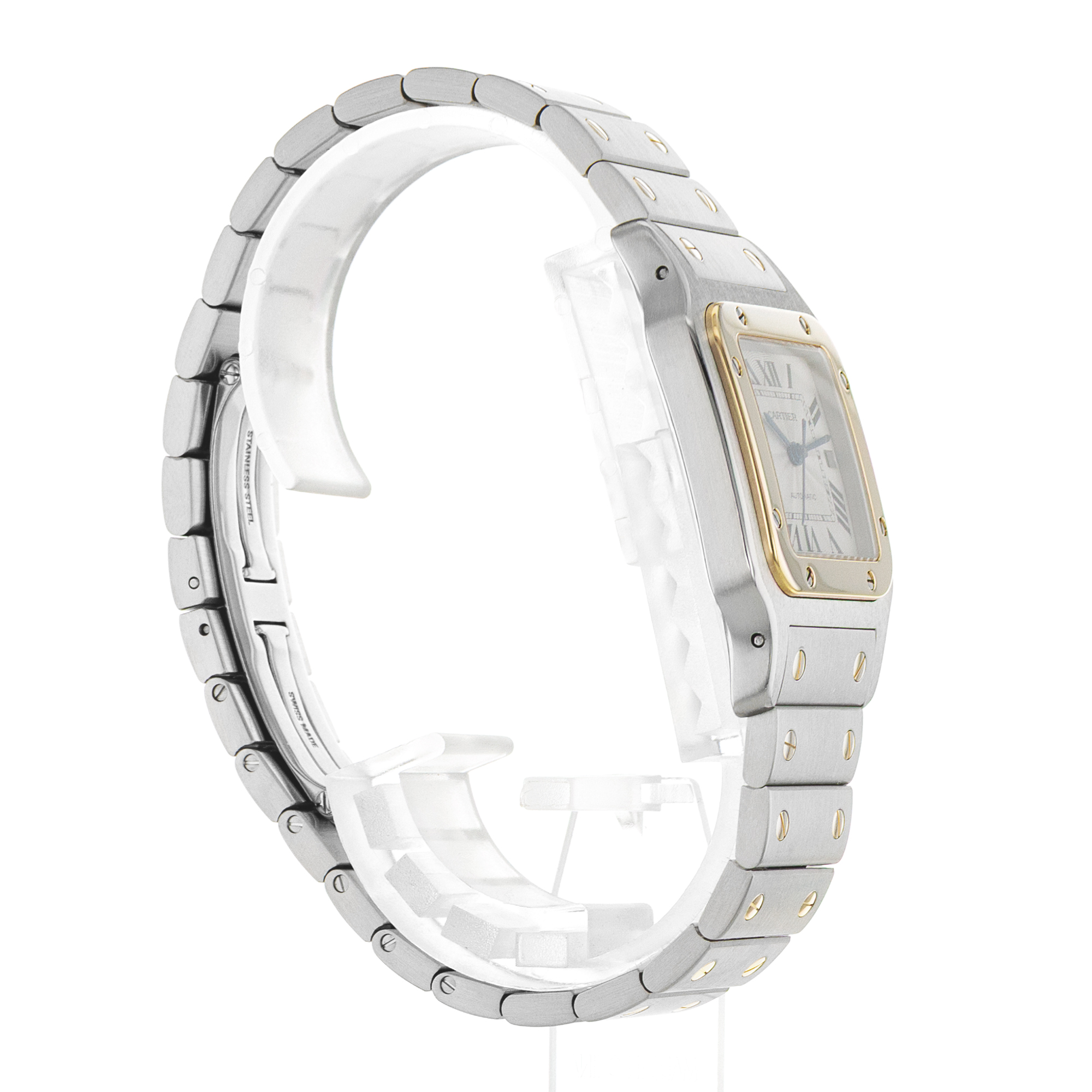 Cartier Santos Galbee W20058C4 2319 29mm Large Steel Yellow Gold Mens Watch thumbnail 6