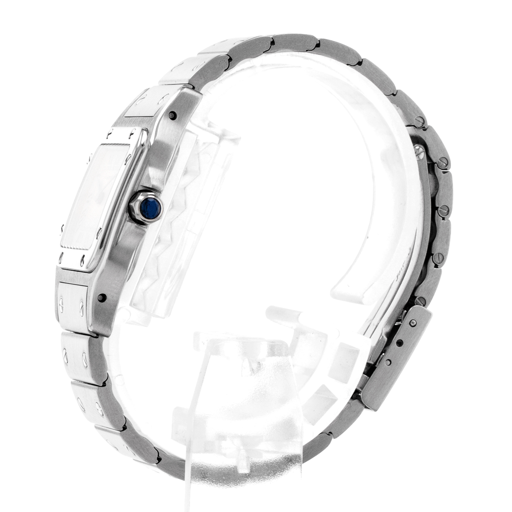 Cartier Galbee W20017D6 1565 24mm Champagne Roman Steel Quartz Ladies Watch thumbnail 5