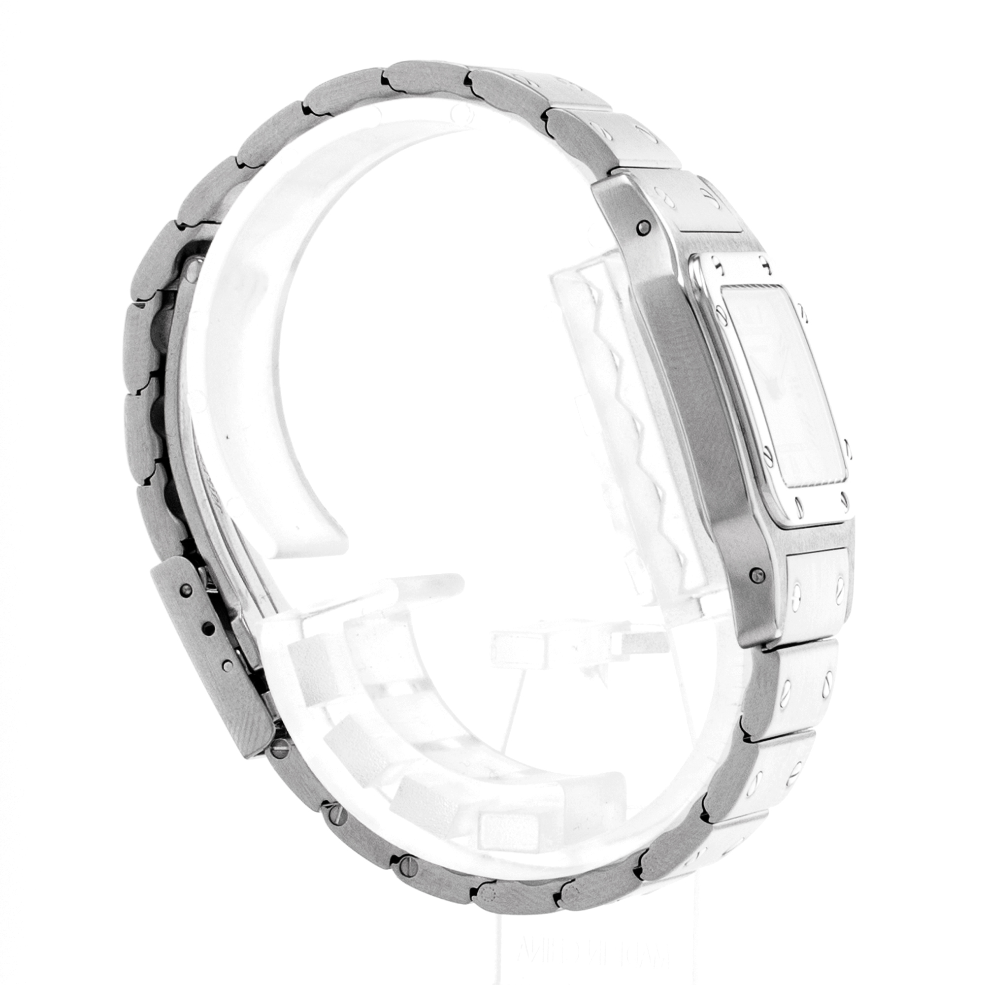 Cartier Galbee W20017D6 1565 24mm Champagne Roman Steel Quartz Ladies Watch thumbnail 6