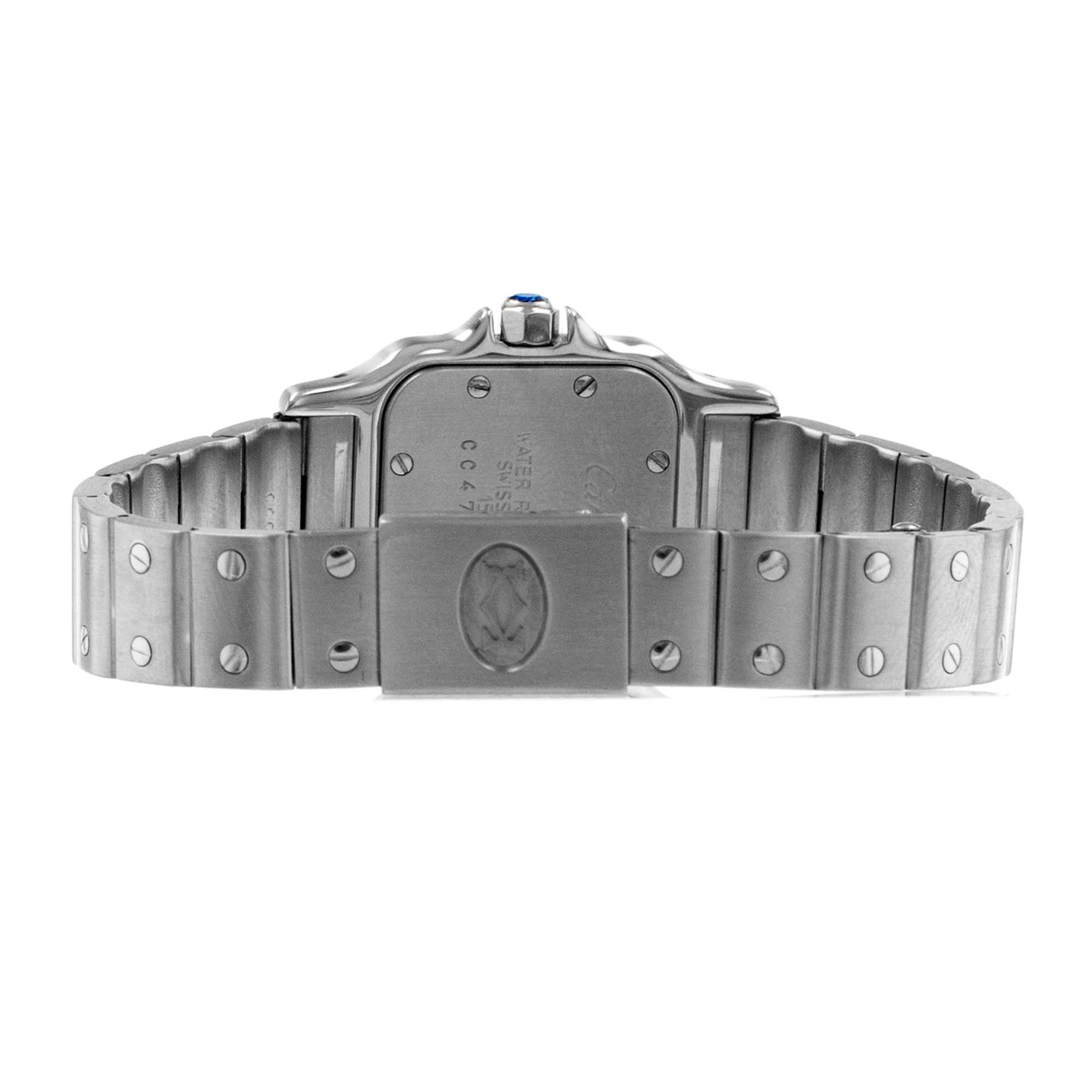 Cartier Galbee W20017D6 1565 24mm Champagne Roman Steel Quartz Ladies Watch thumbnail 9
