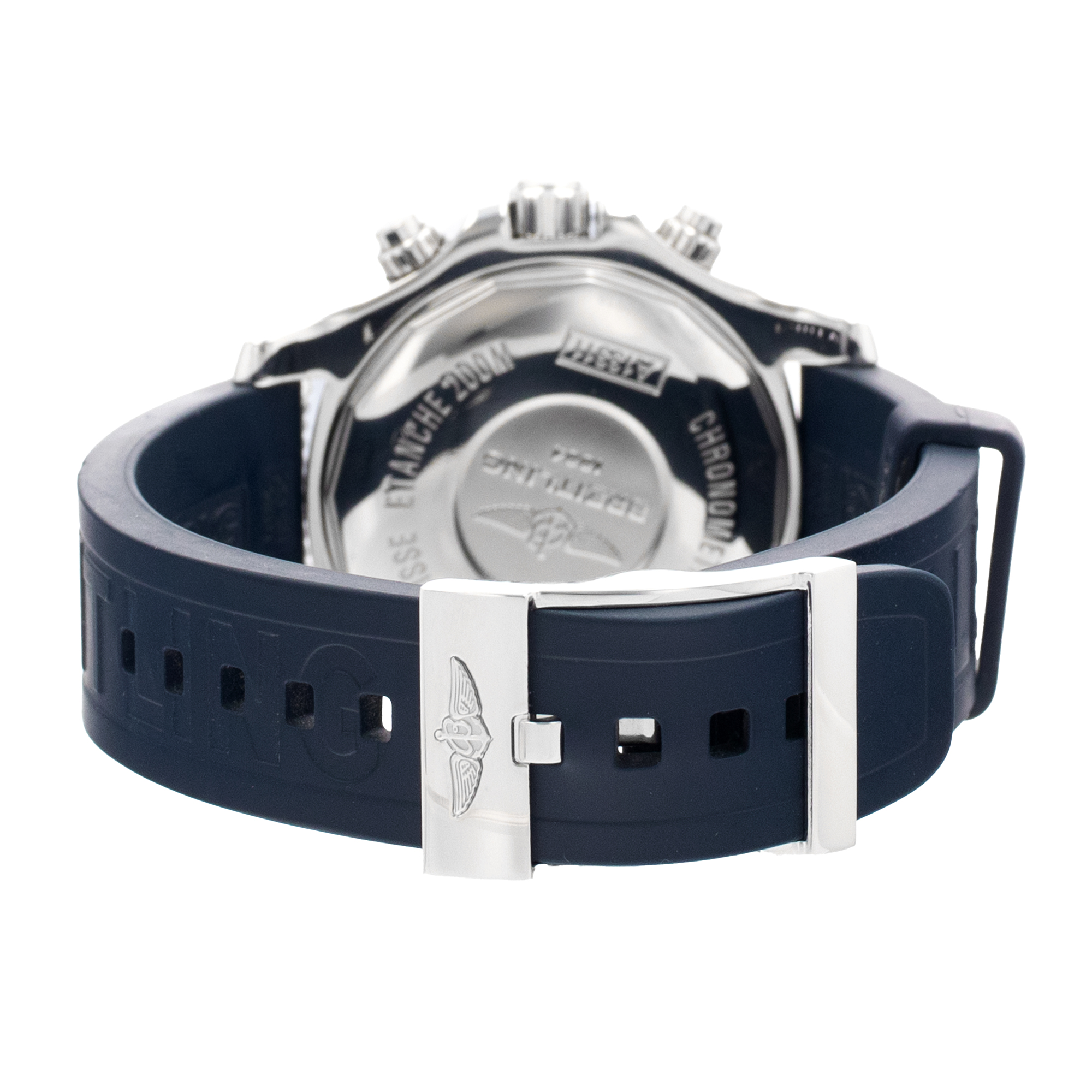 Breitling Superocean A13311 42mm Blue Chronograph Steel Mens Watch 2017 thumbnail 10