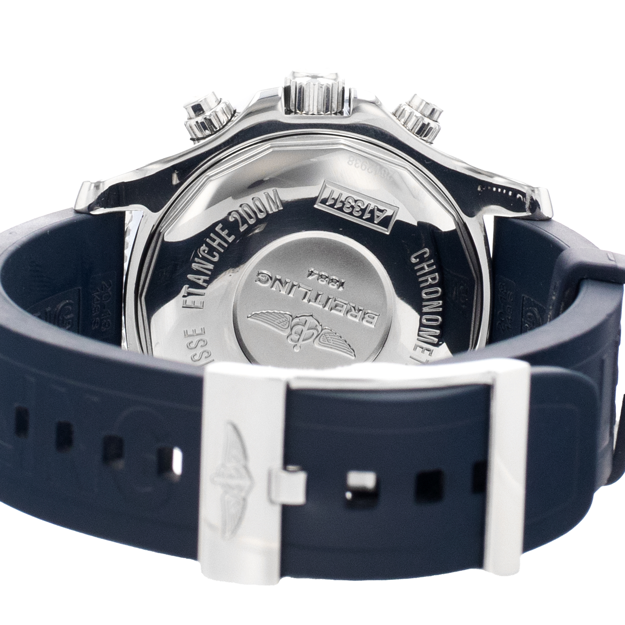 Breitling Superocean A13311 42mm Blue Chronograph Steel Mens Watch 2017 thumbnail 11