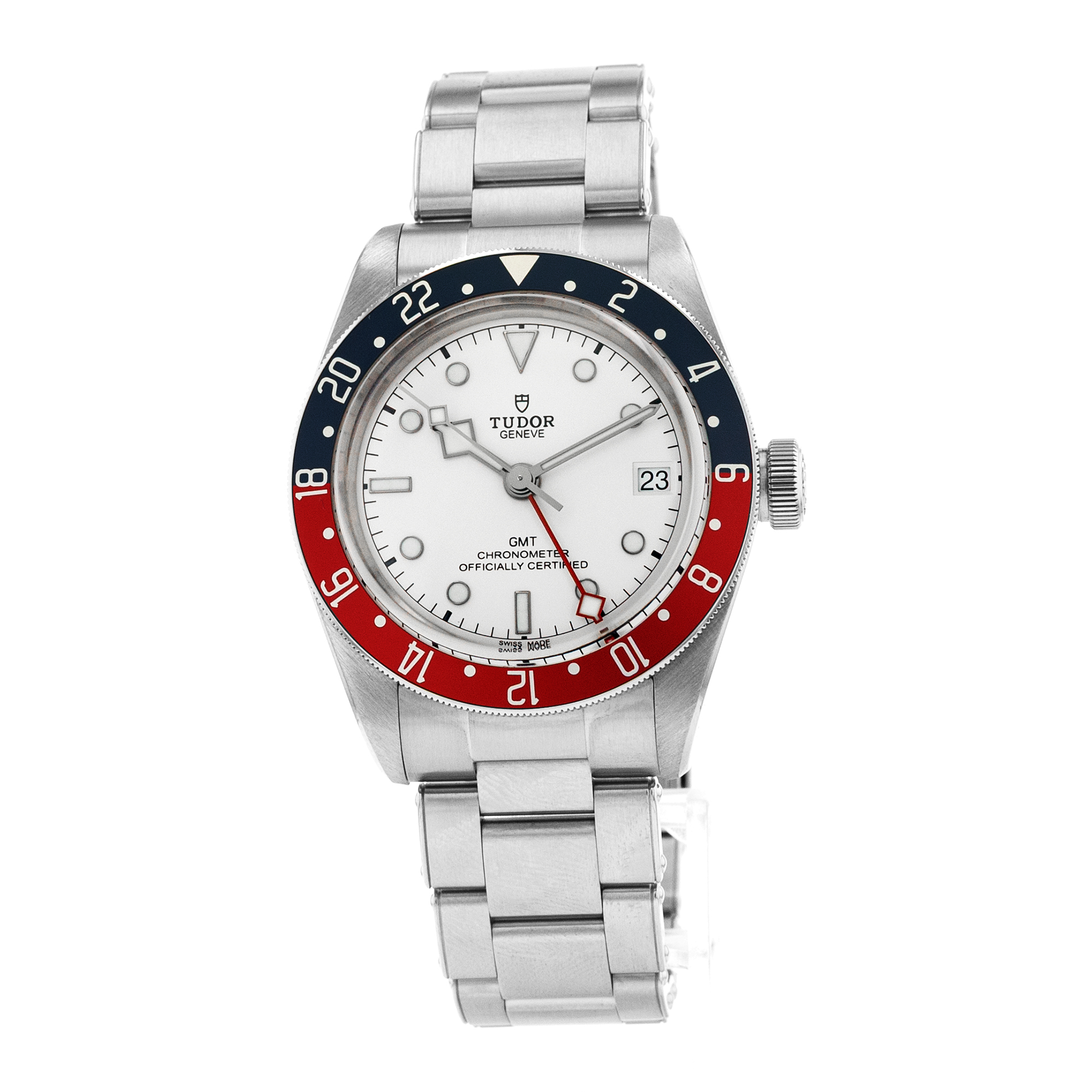 Tudor Black Bay GMT M79830RB-0010 41mm White Opaline Blue Steel Mens Watch 2023 thumbnail 3