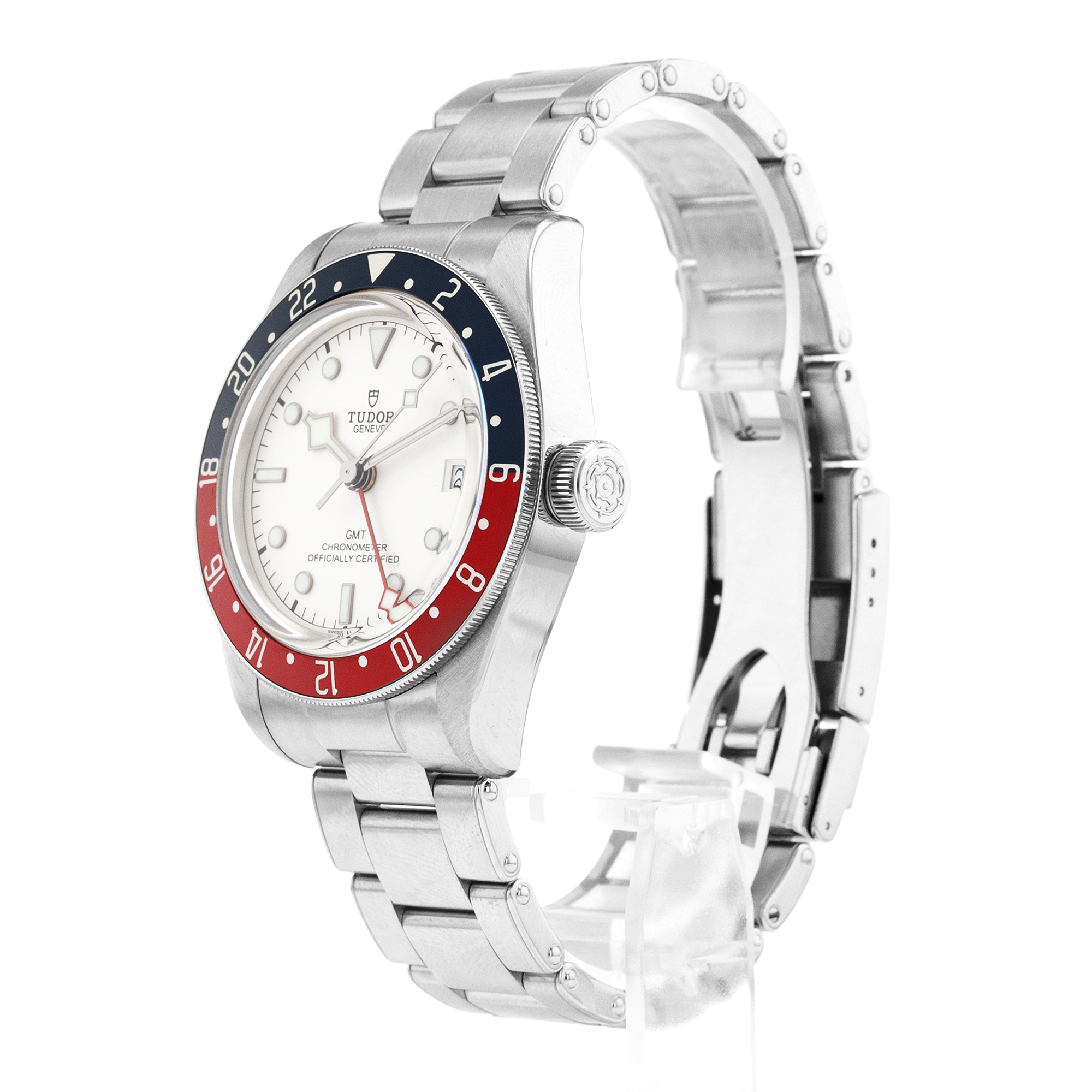 Tudor Black Bay GMT M79830RB-0010 41mm White Opaline Blue Steel Mens Watch 2023 thumbnail 4