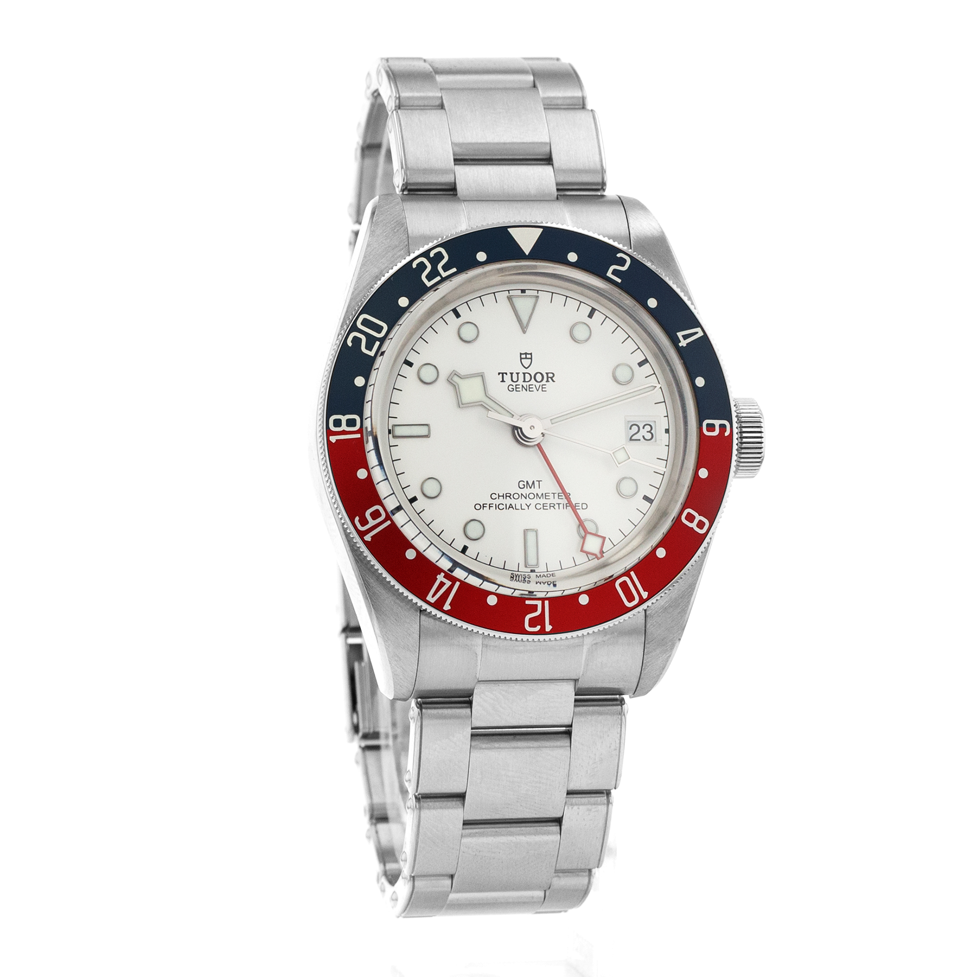 Tudor Black Bay GMT M79830RB-0010 41mm White Opaline Blue Steel Mens Watch 2023 thumbnail 8