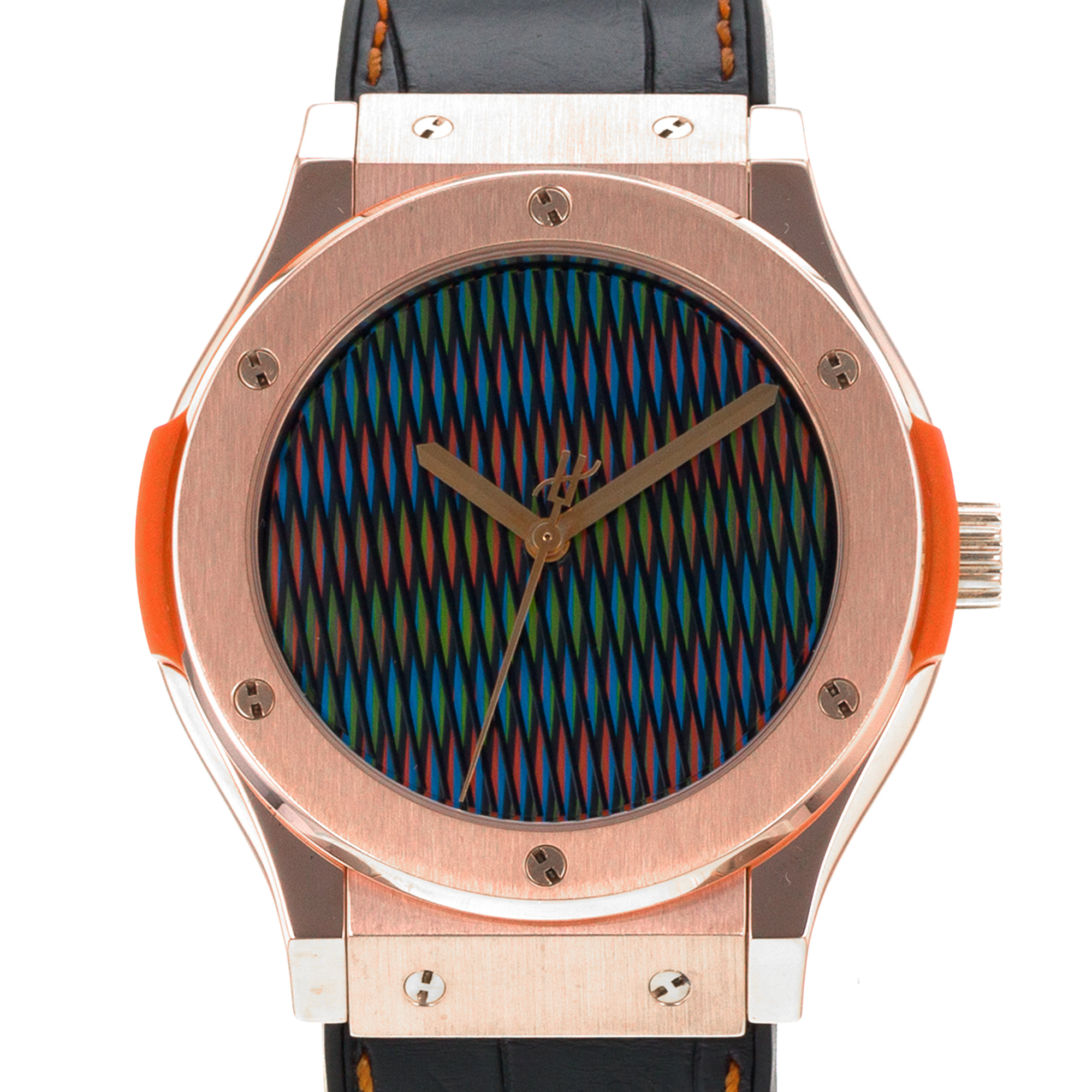 Hublot Classic Fusion 511.OS.8900.LR.CZD15 45mm Rose Gold Cruz-Diez Mens Watch thumbnail 1