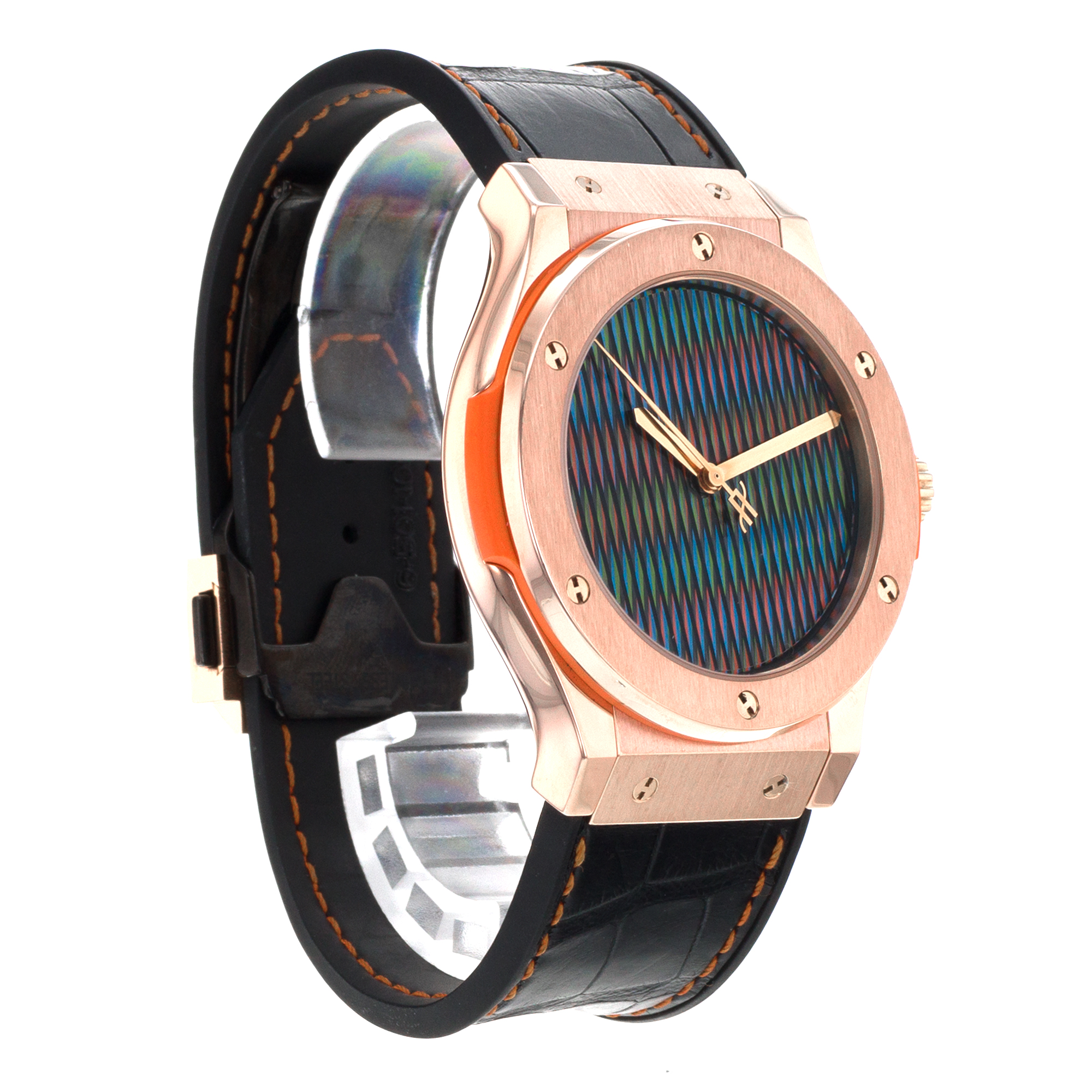 Hublot Classic Fusion 511.OS.8900.LR.CZD15 45mm Rose Gold Cruz-Diez Mens Watch thumbnail 7