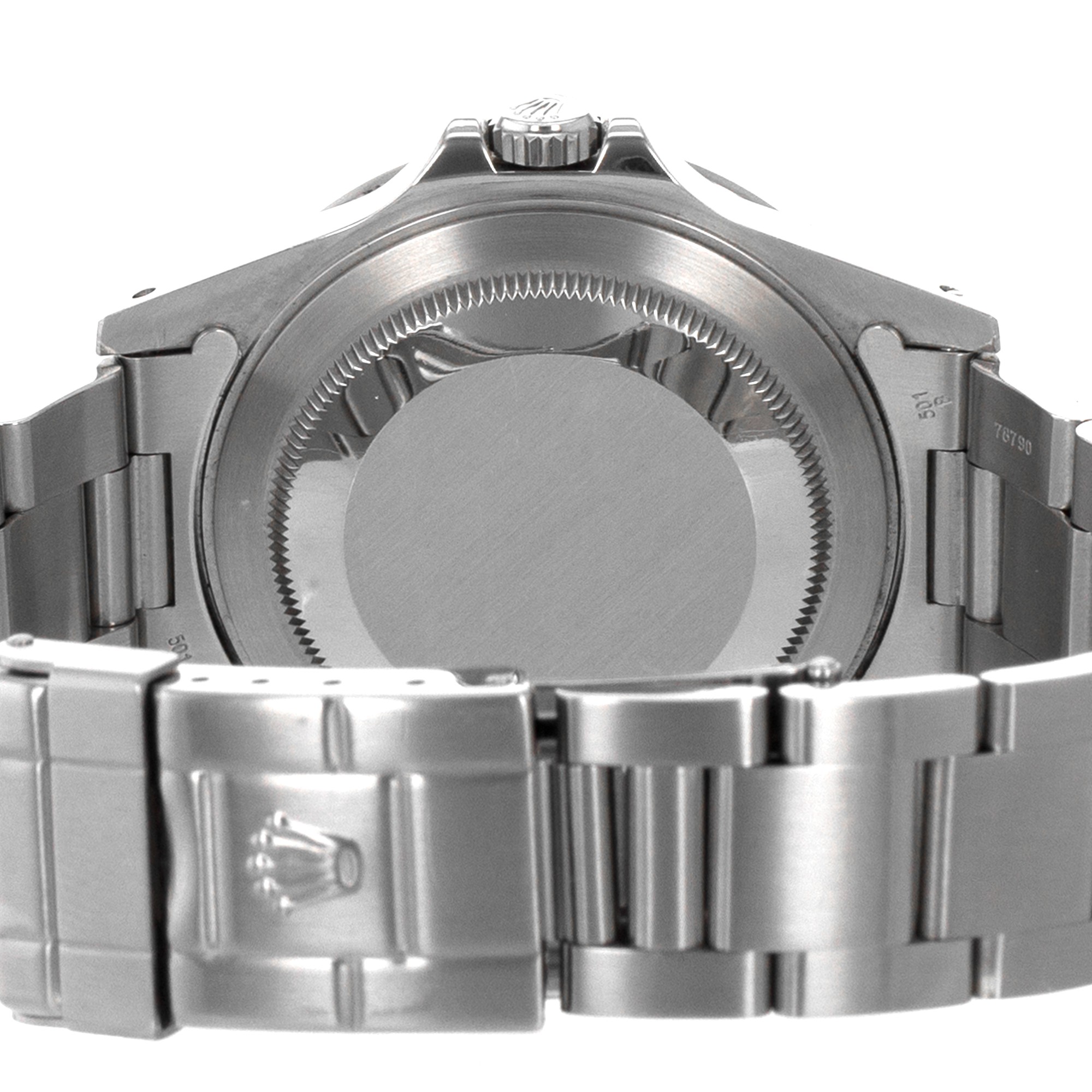 Rolex Explorer II 16570 40mm Black GMT Steel Oyster Mens Watch 1999 Papers thumbnail 11