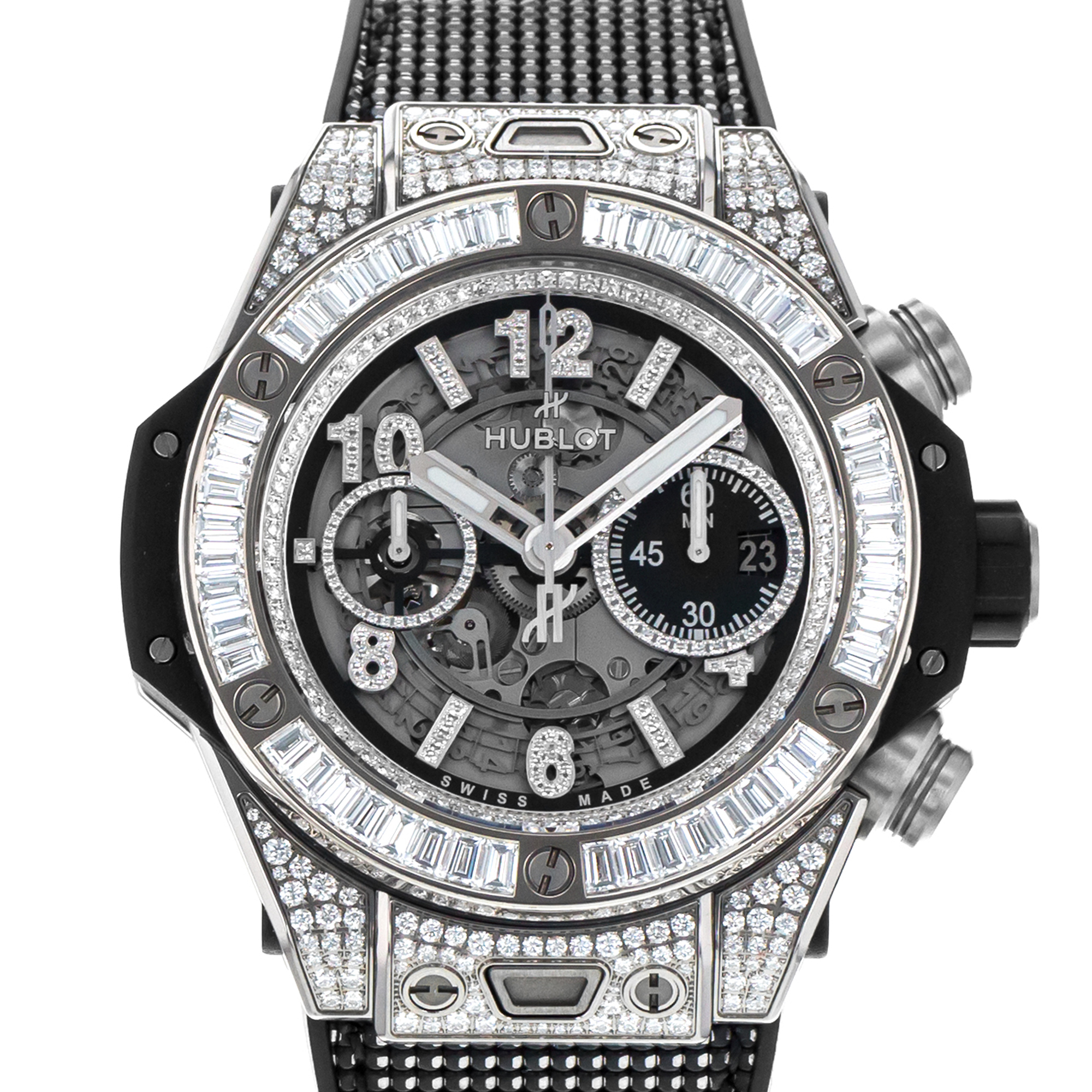 Hublot Big Bang Unico 421.NX.1170.RX0904 44mm Factory Baguette Diamond 2022 thumbnail 1