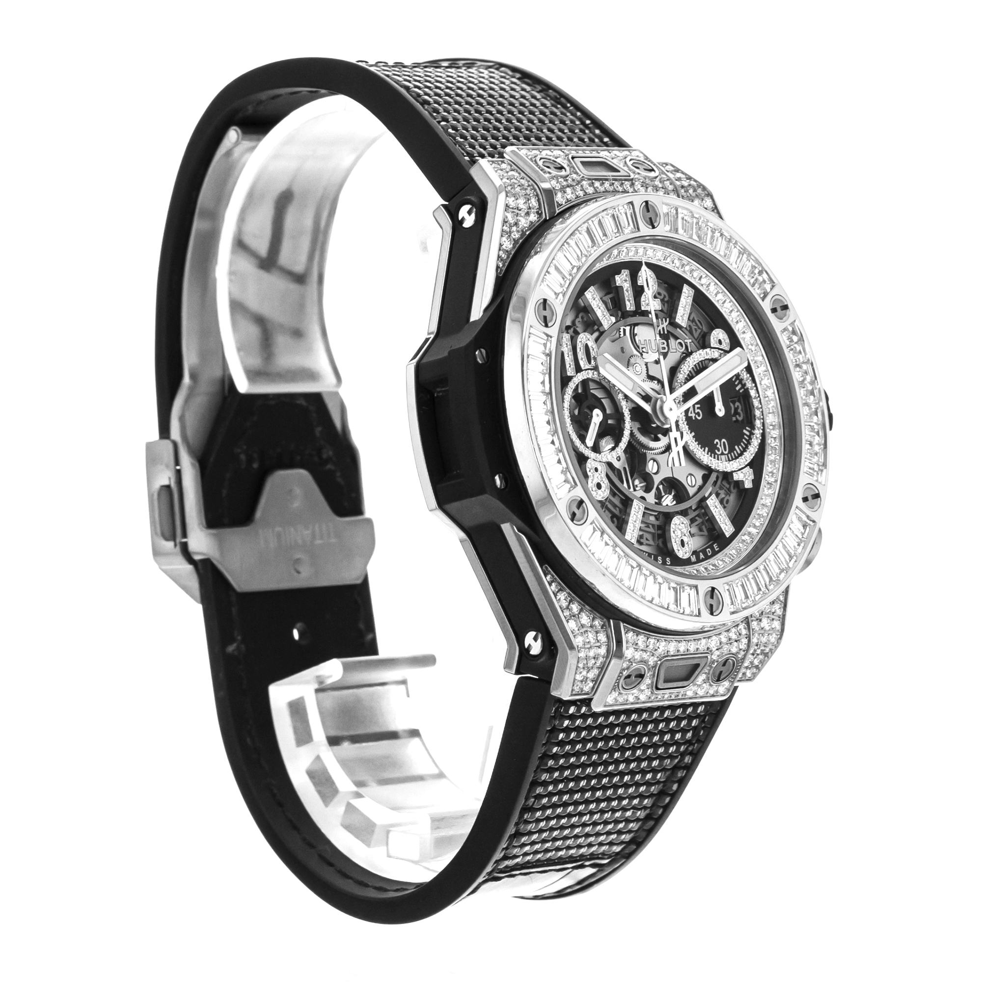 Hublot Big Bang Unico 421.NX.1170.RX0904 44mm Factory Baguette Diamond 2022 thumbnail 8