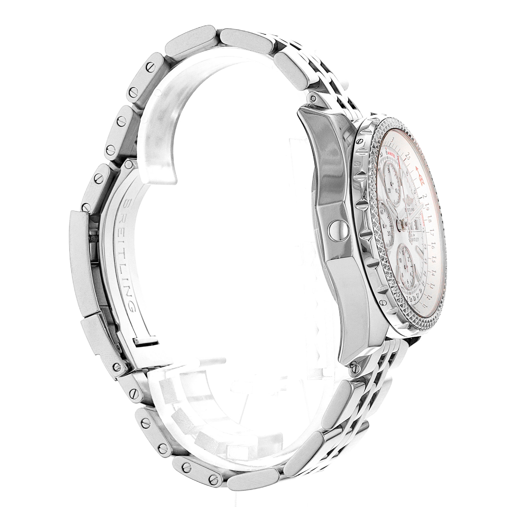 Breitling Bentley GT A13362 45mm Chronograph White Index Steel Men's Watch thumbnail 6