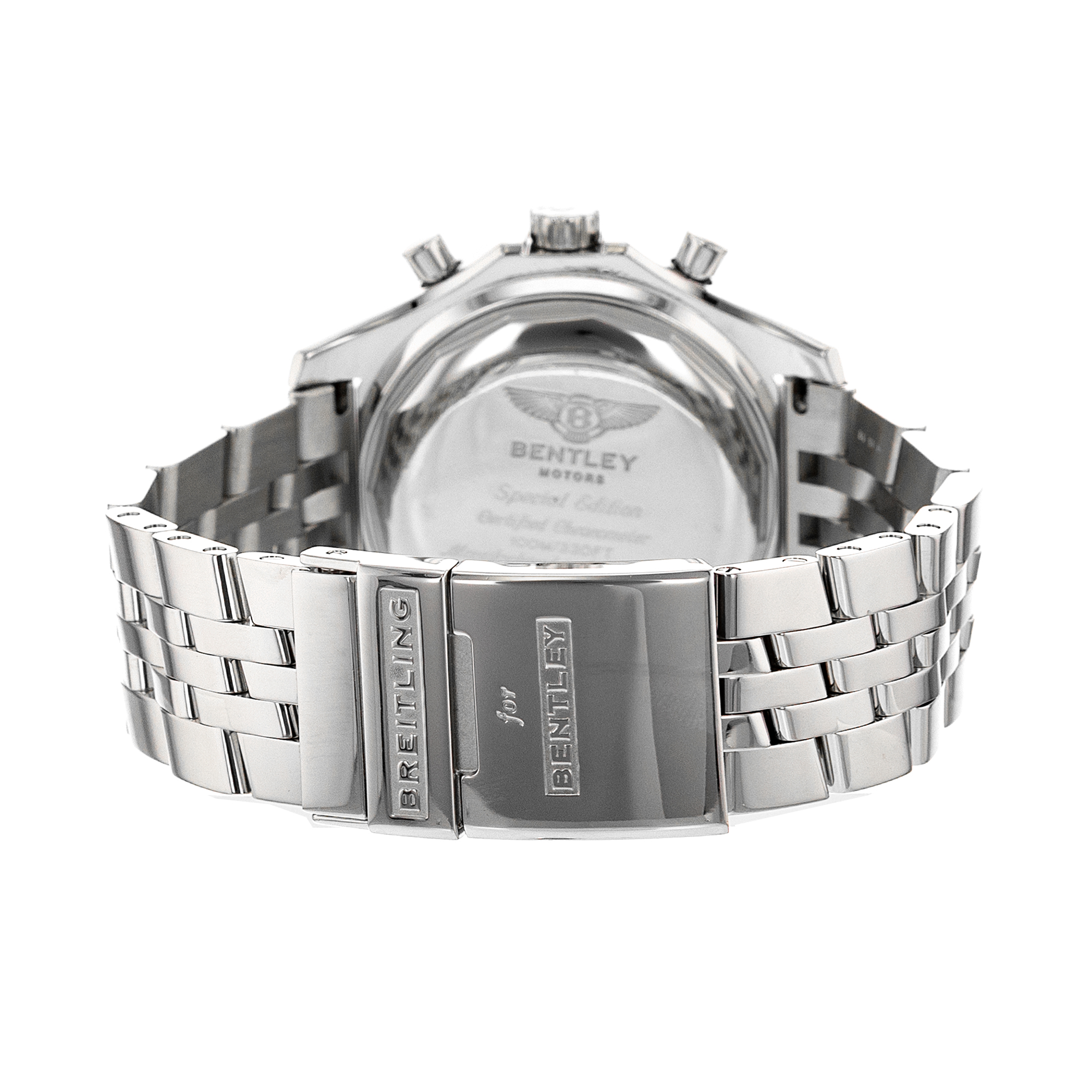 Breitling Bentley GT A13362 45mm Chronograph White Index Steel Men's Watch thumbnail 9