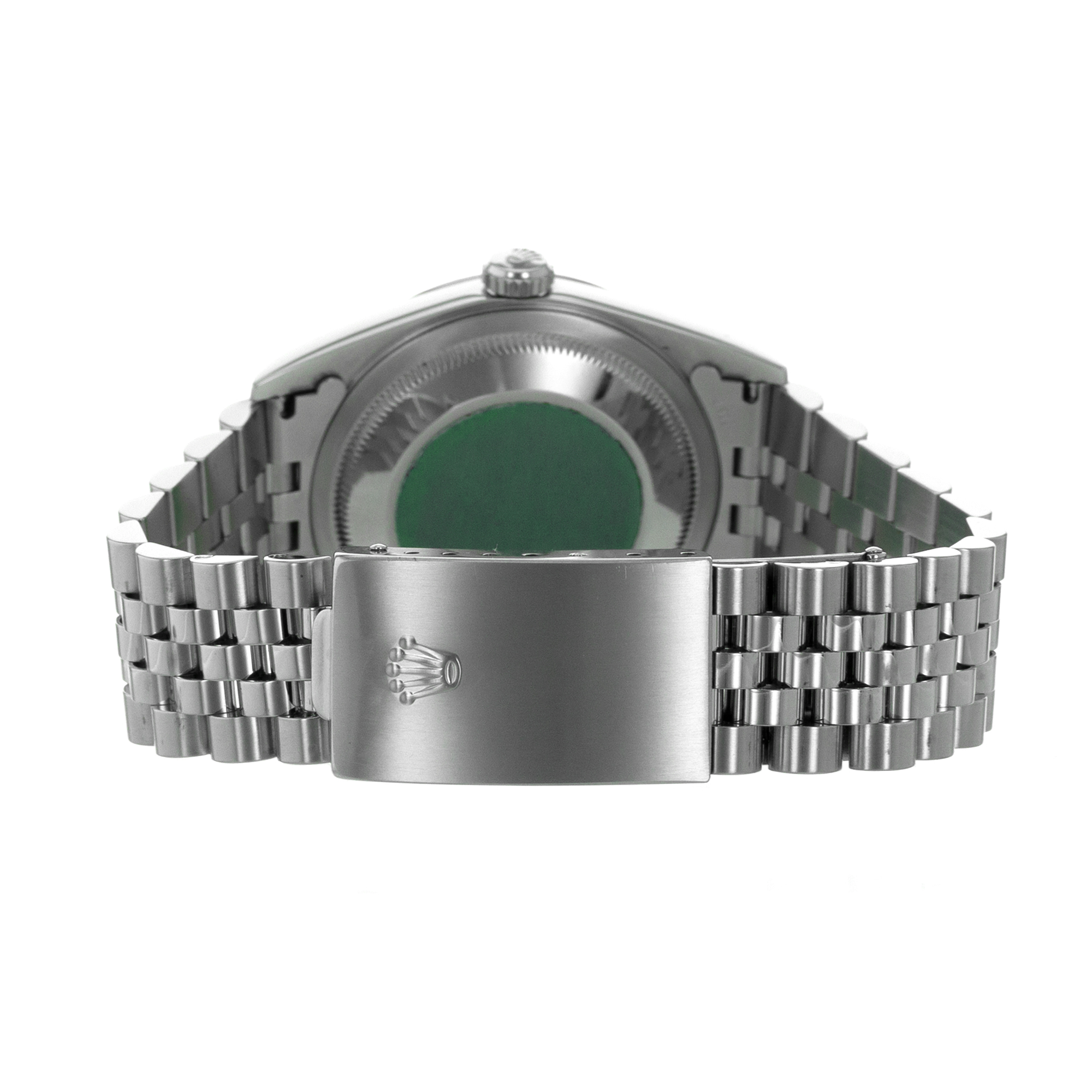 Rolex Datejust 36 16234 Silver Big Diamond Steel White Gold Jubilee Mens Watch thumbnail 10