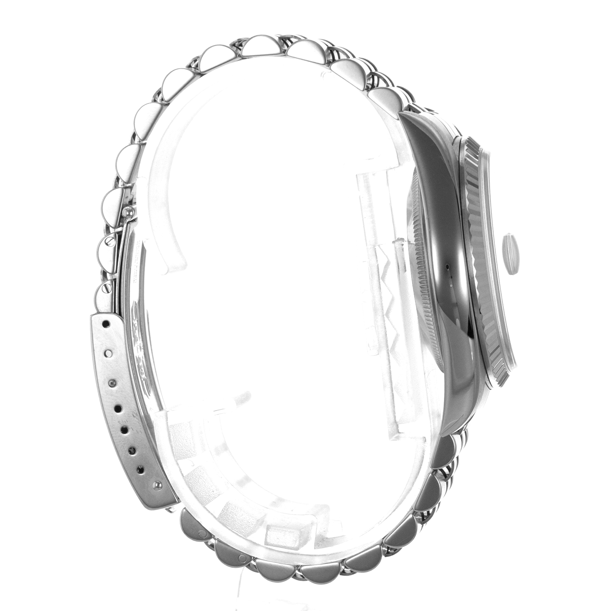 Rolex Datejust 36 16234 Silver Big Diamond Steel White Gold Jubilee Mens Watch thumbnail 7