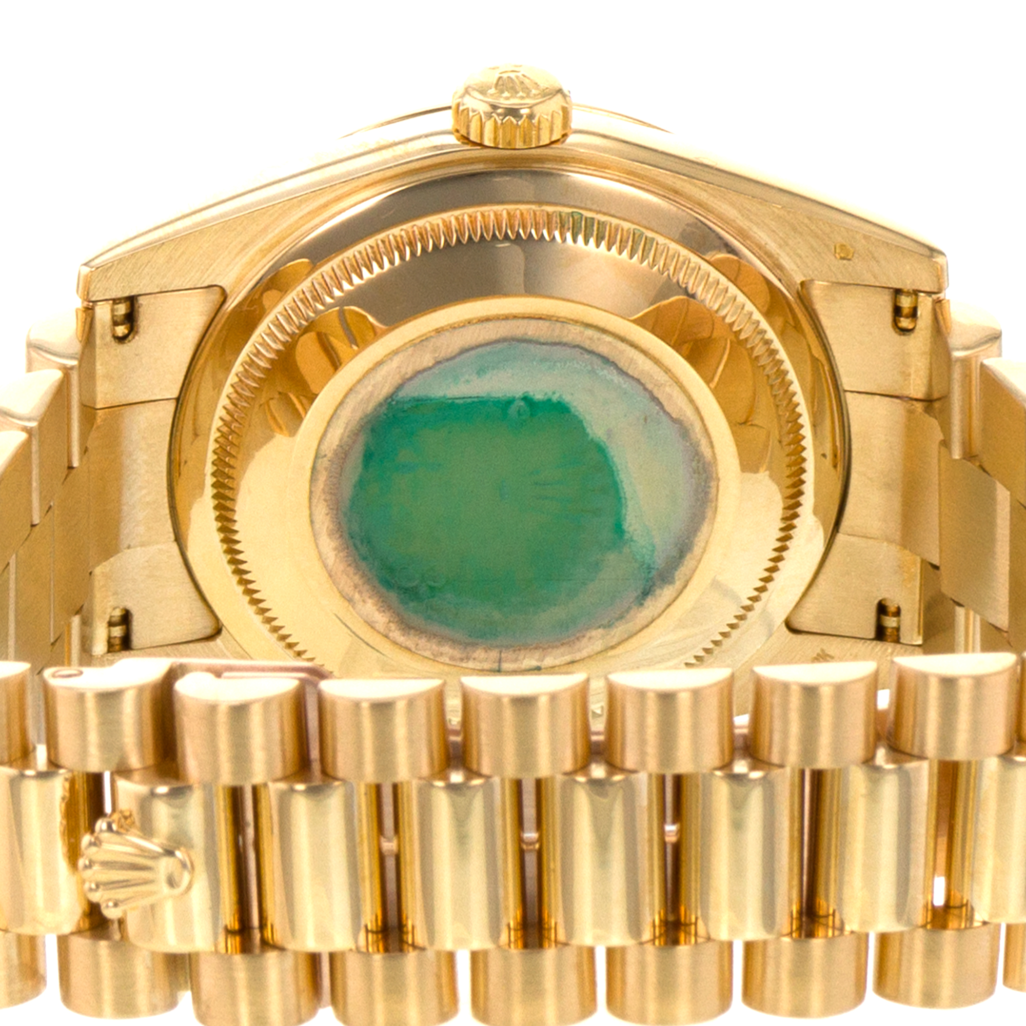 Rolex Day-Date 36 118238 Factory Diamond 18k Yellow Gold President Mens Watch thumbnail 10