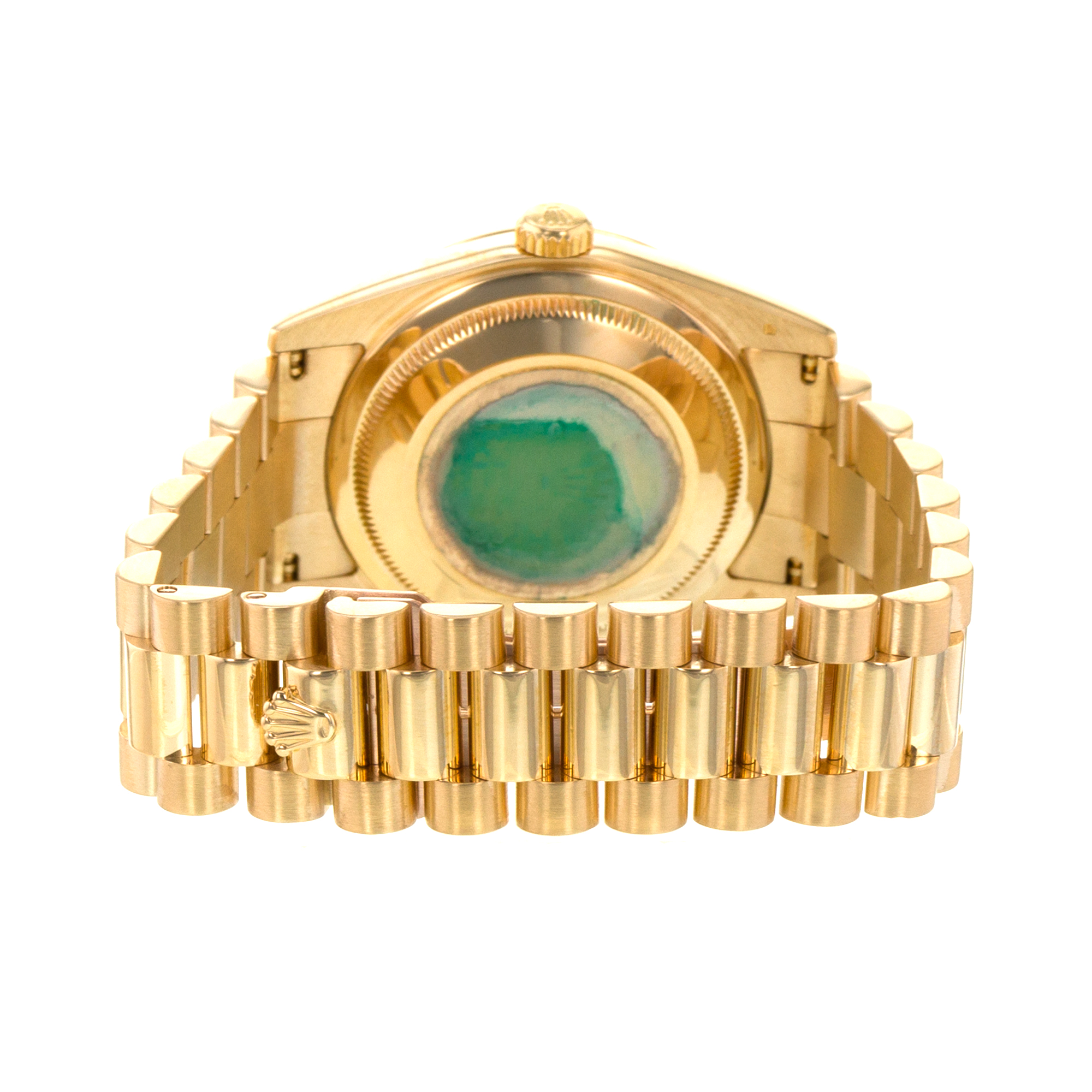 Rolex Day-Date 36 118238 Factory Diamond 18k Yellow Gold President Mens Watch thumbnail 9