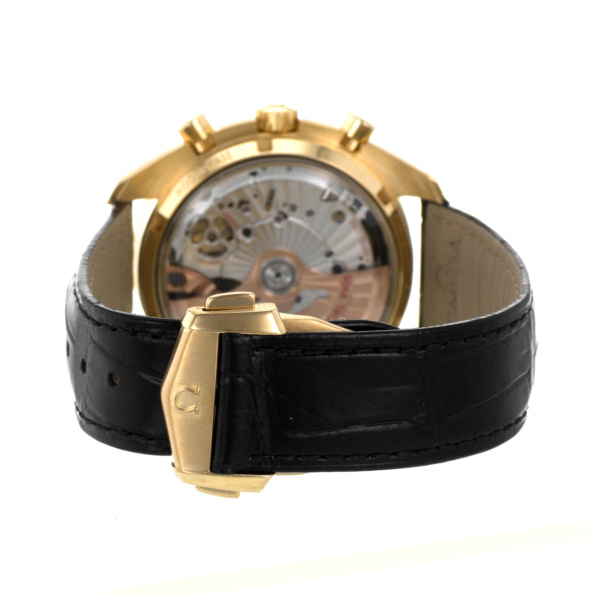 Omega Speedmaster Moonphase 304.63.44.52.02.001 44mm 18k Yellow Gold Mens Watch thumbnail 10
