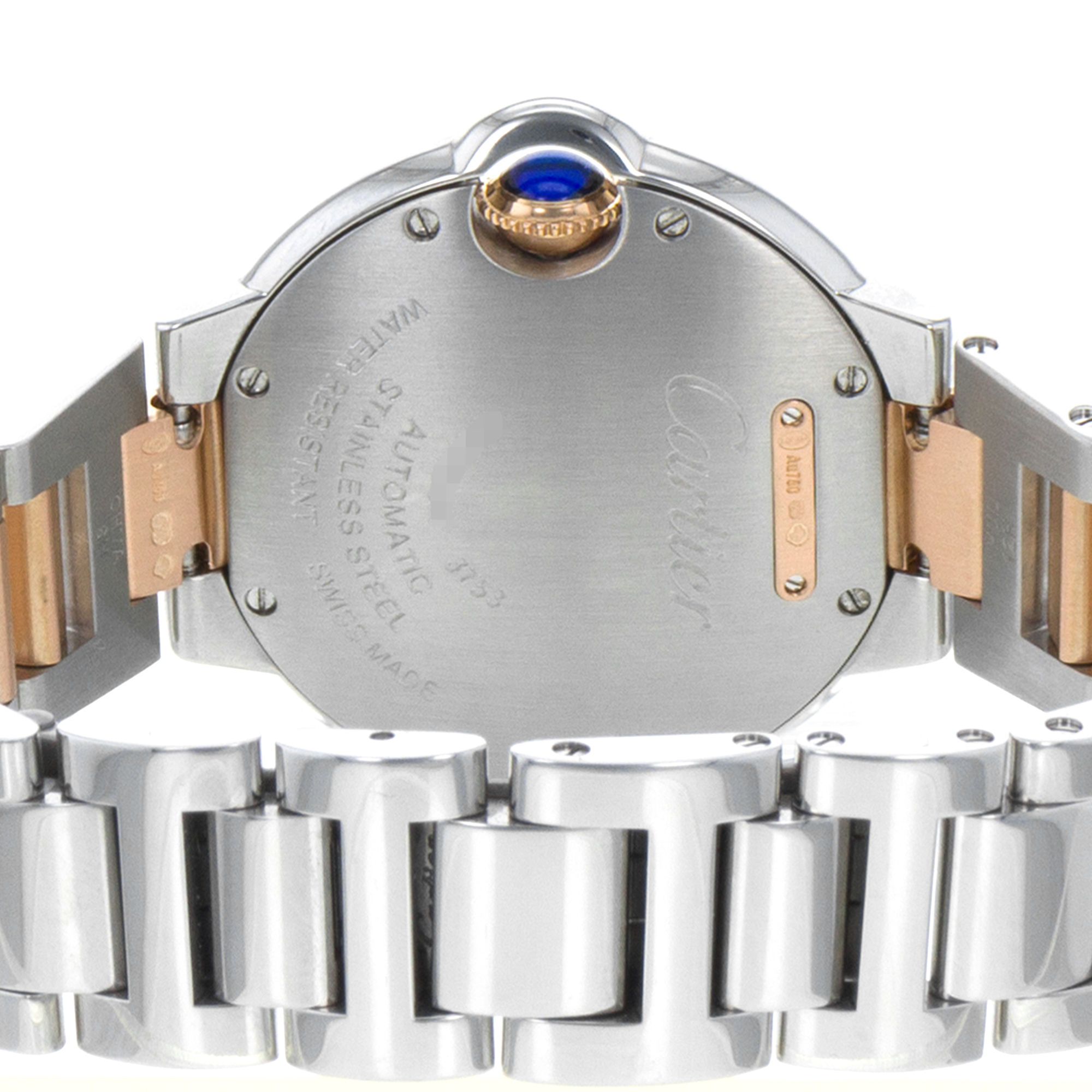 Cartier Ballon Bleu 33mm WE902077 3753 Factory Diamonds Steel Rose Ladies Watch thumbnail 11