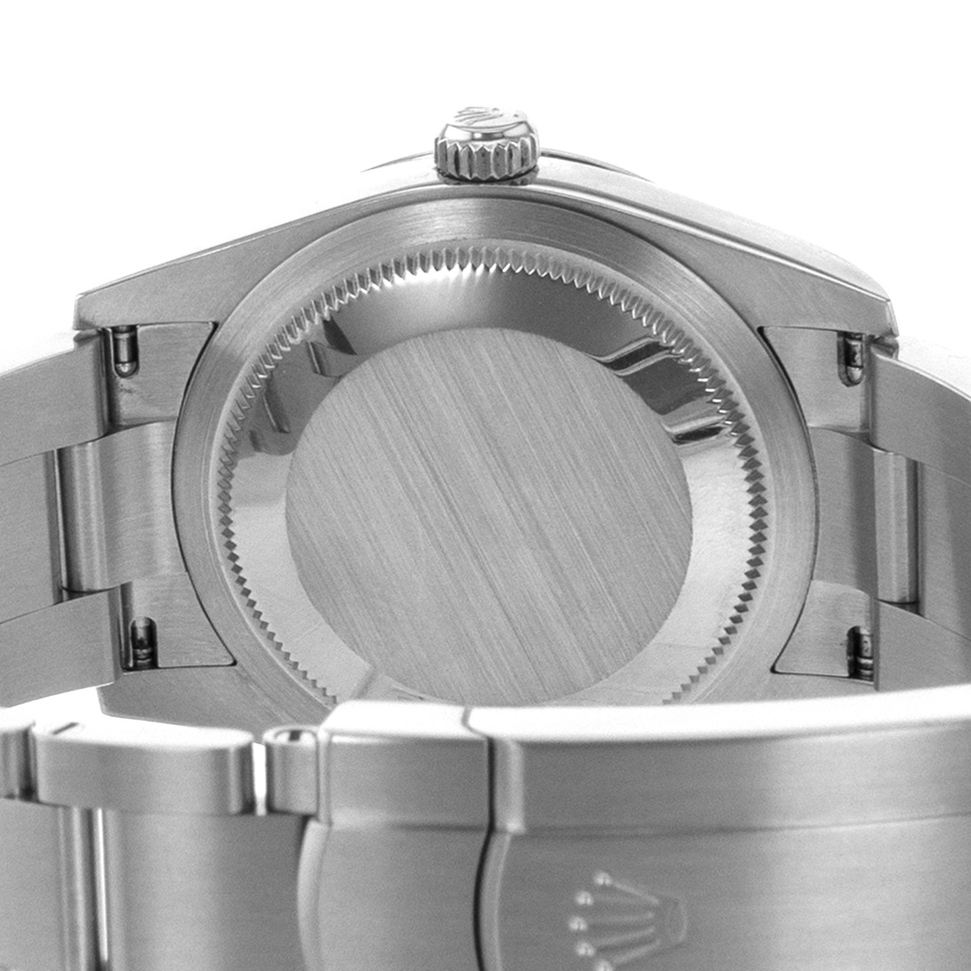Rolex Oyster Perpetual 34 124200 Black Stick Smooth Oyster Mens Watch 2021 thumbnail 11