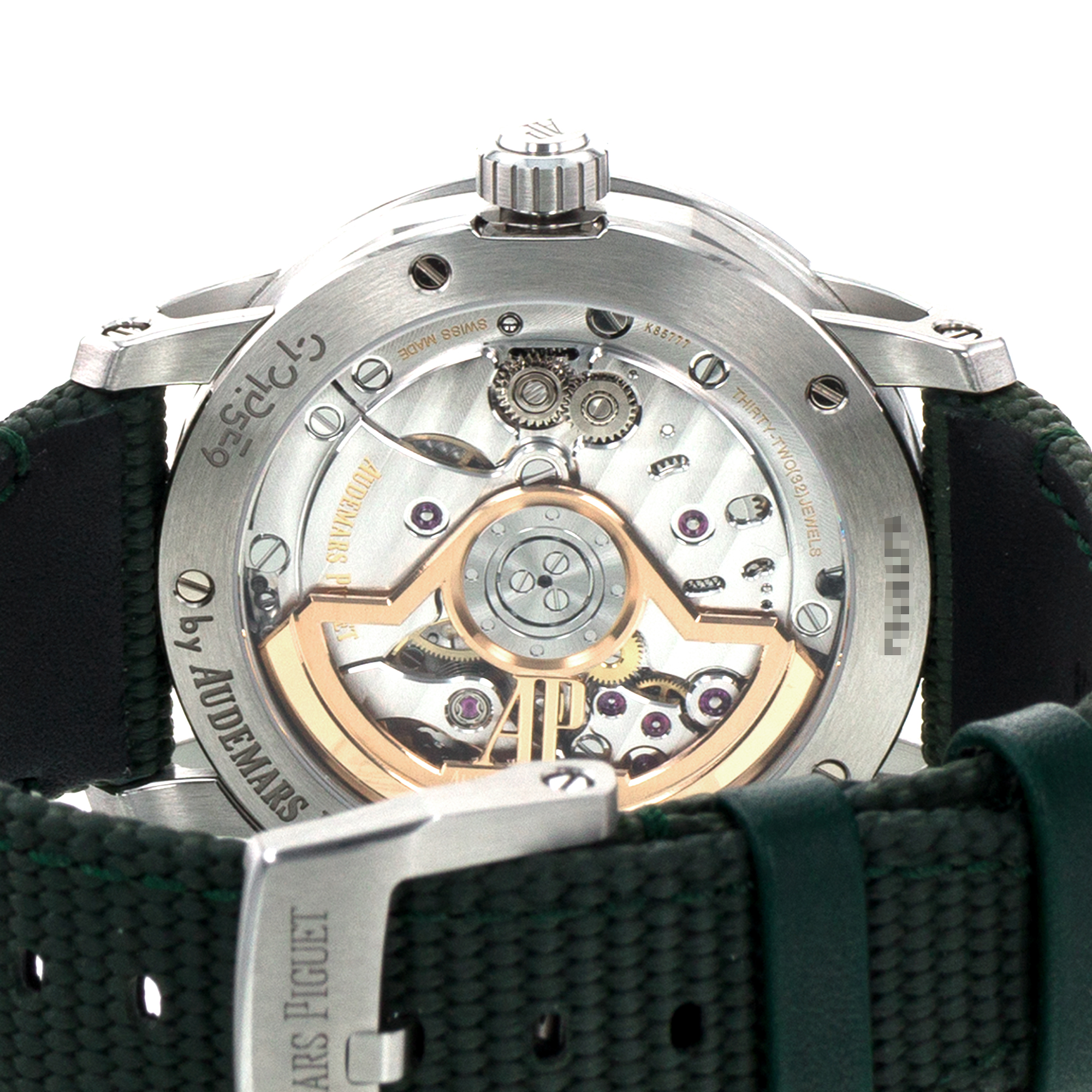Audemars Piguet Code 11.59 15210ST.OO.A056KB.01 41mm Green Wave Steel Mens Watch thumbnail 11