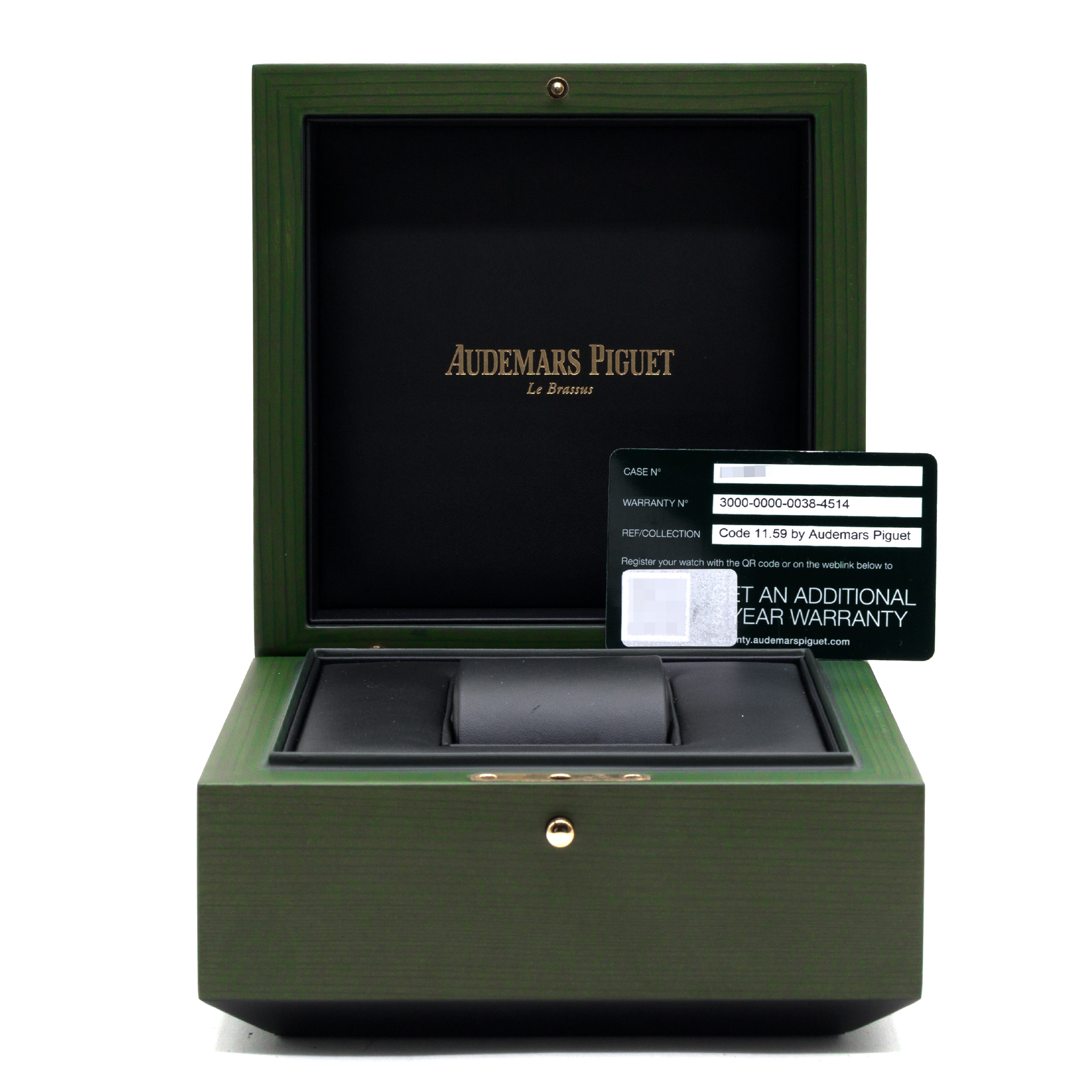 Audemars Piguet Code 11.59 15210ST.OO.A056KB.01 41mm Green Wave Steel Mens Watch thumbnail 3