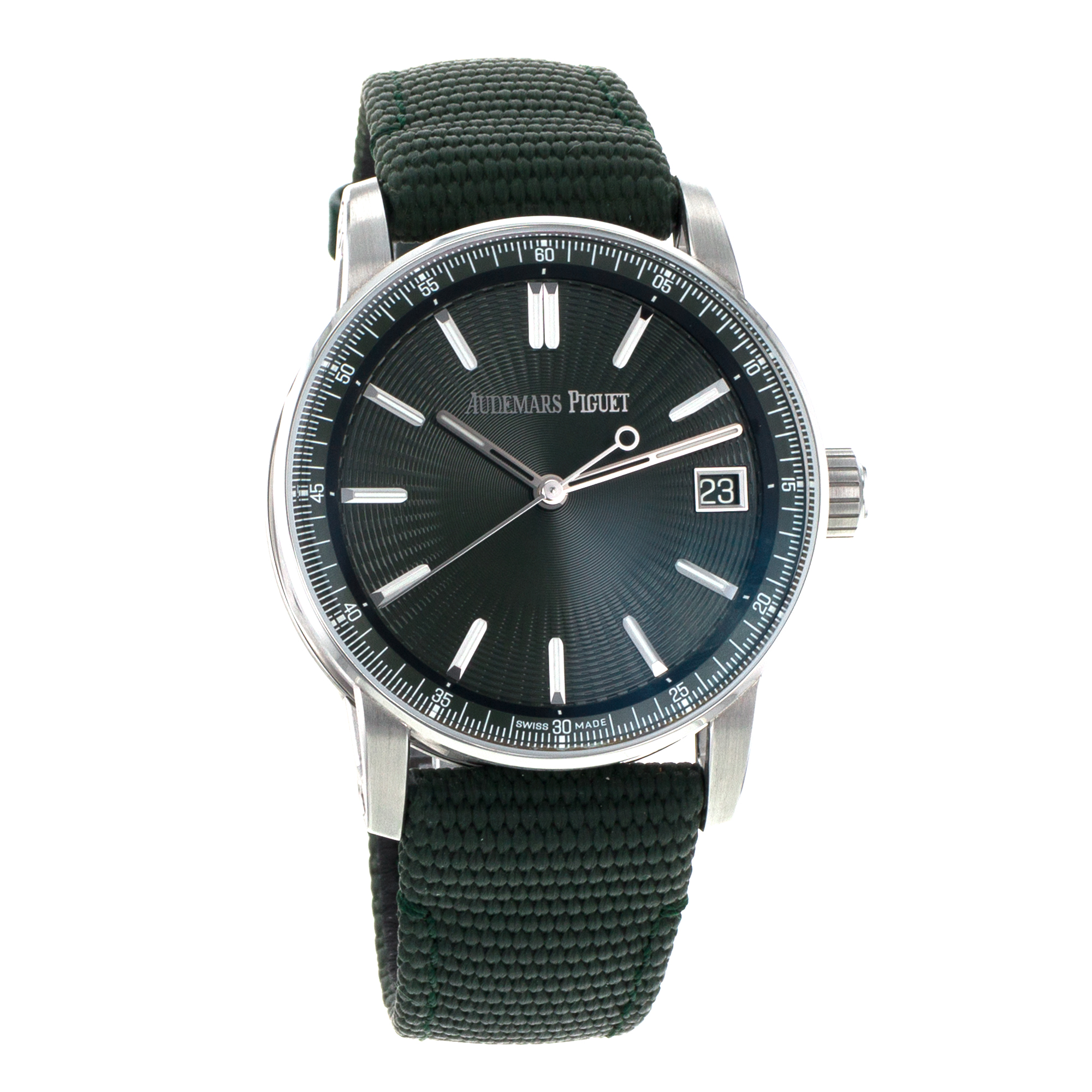 Audemars Piguet Code 11.59 15210ST.OO.A056KB.01 41mm Green Wave Steel Mens Watch thumbnail 9