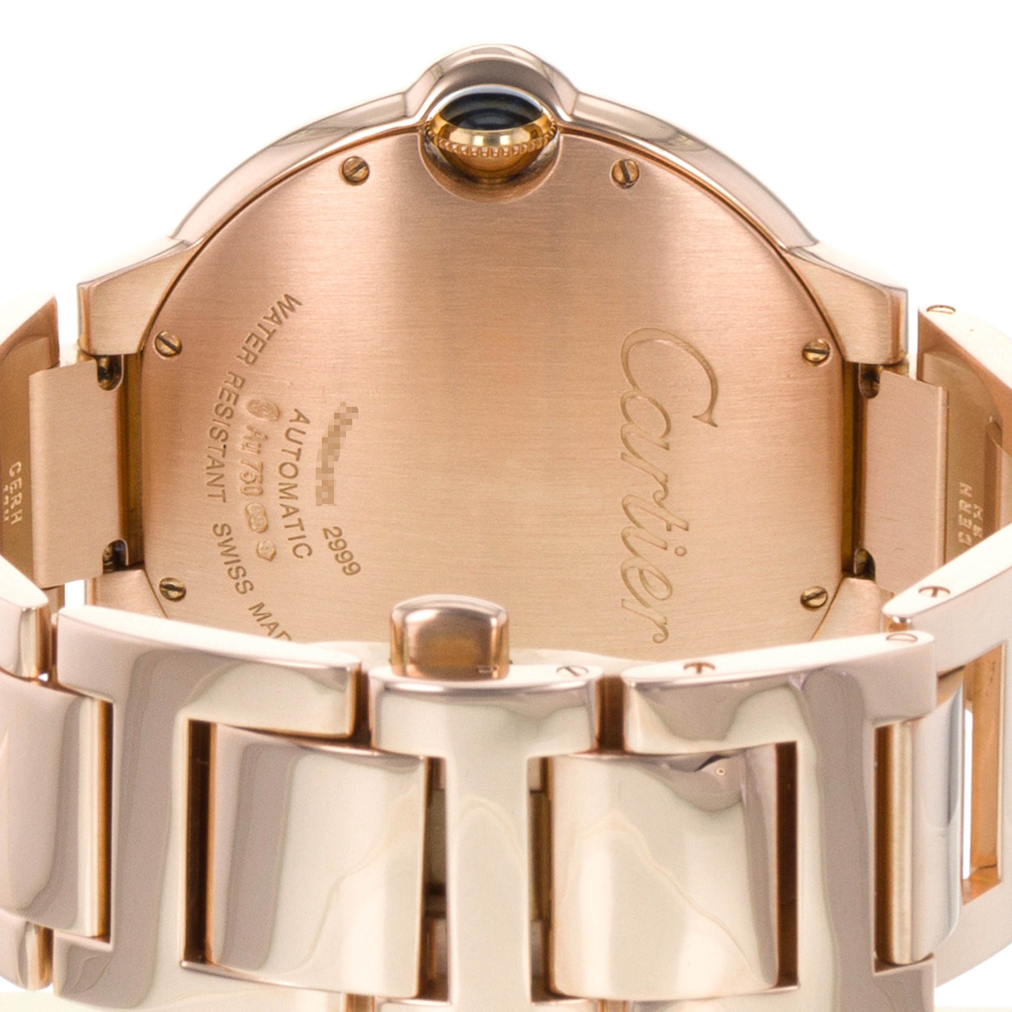 Cartier Ballon Bleu 42mm WE9008Z3 2999 Factory Diamonds Rose Gold Mens Watch thumbnail 10