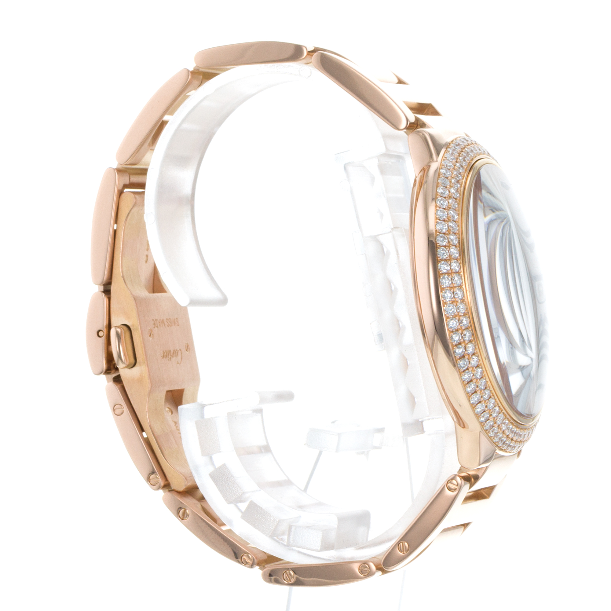 Cartier Ballon Bleu 42mm WE9008Z3 2999 Factory Diamonds Rose Gold Mens Watch thumbnail 6