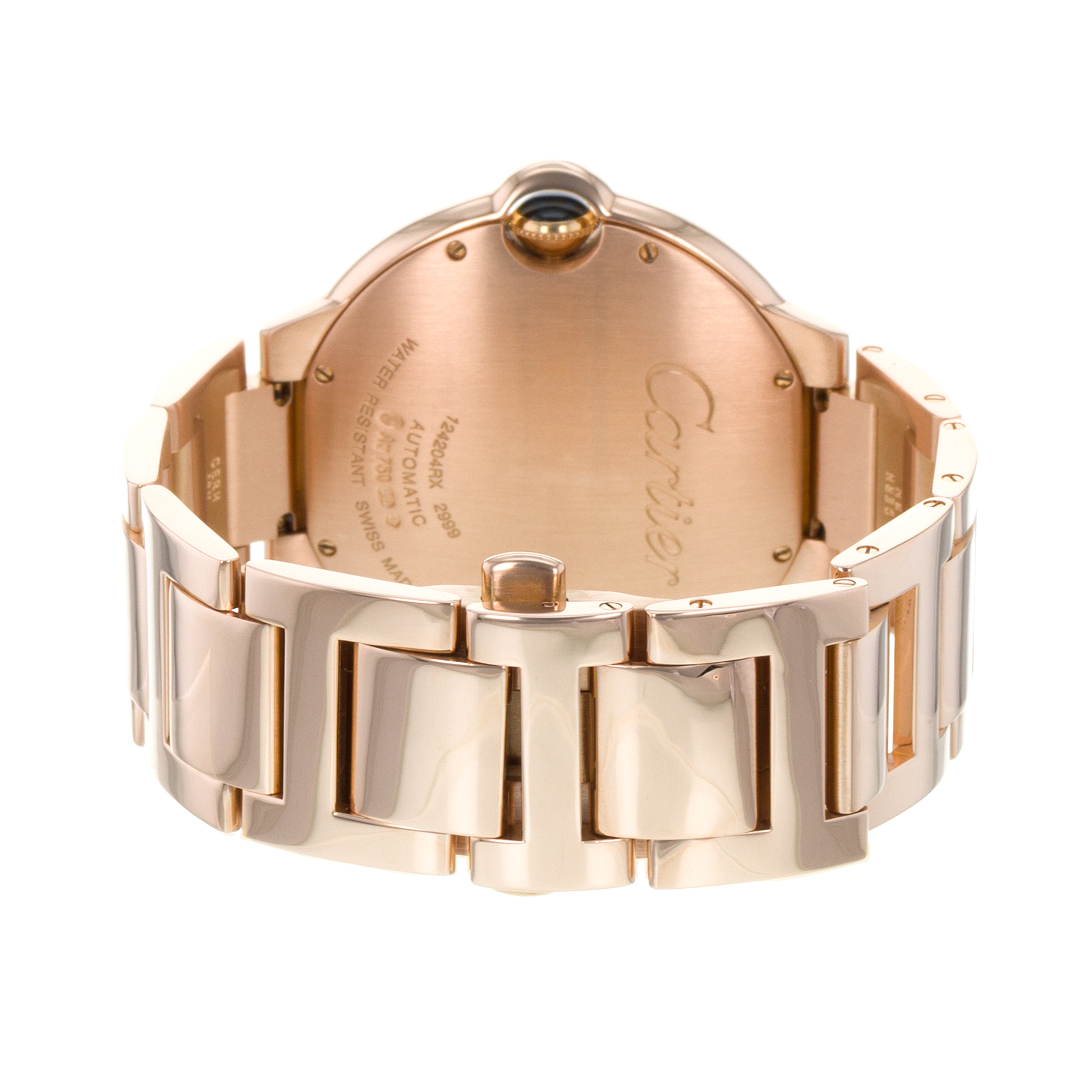 Cartier Ballon Bleu 42mm WE9008Z3 2999 Factory Diamonds Rose Gold Mens Watch thumbnail 9