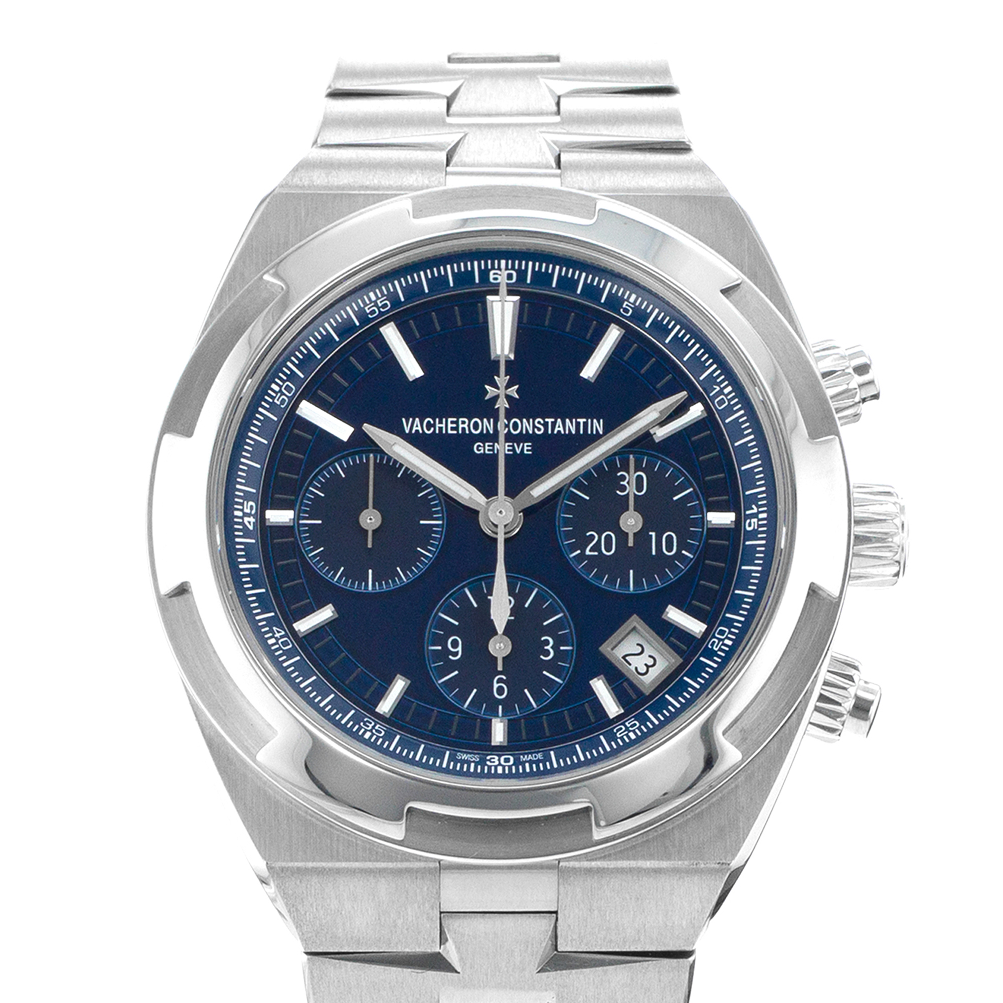 Vacheron Constantin Overseas Chronograph 5500V/110A-B148 42mm Blue Mens Watch thumbnail 1