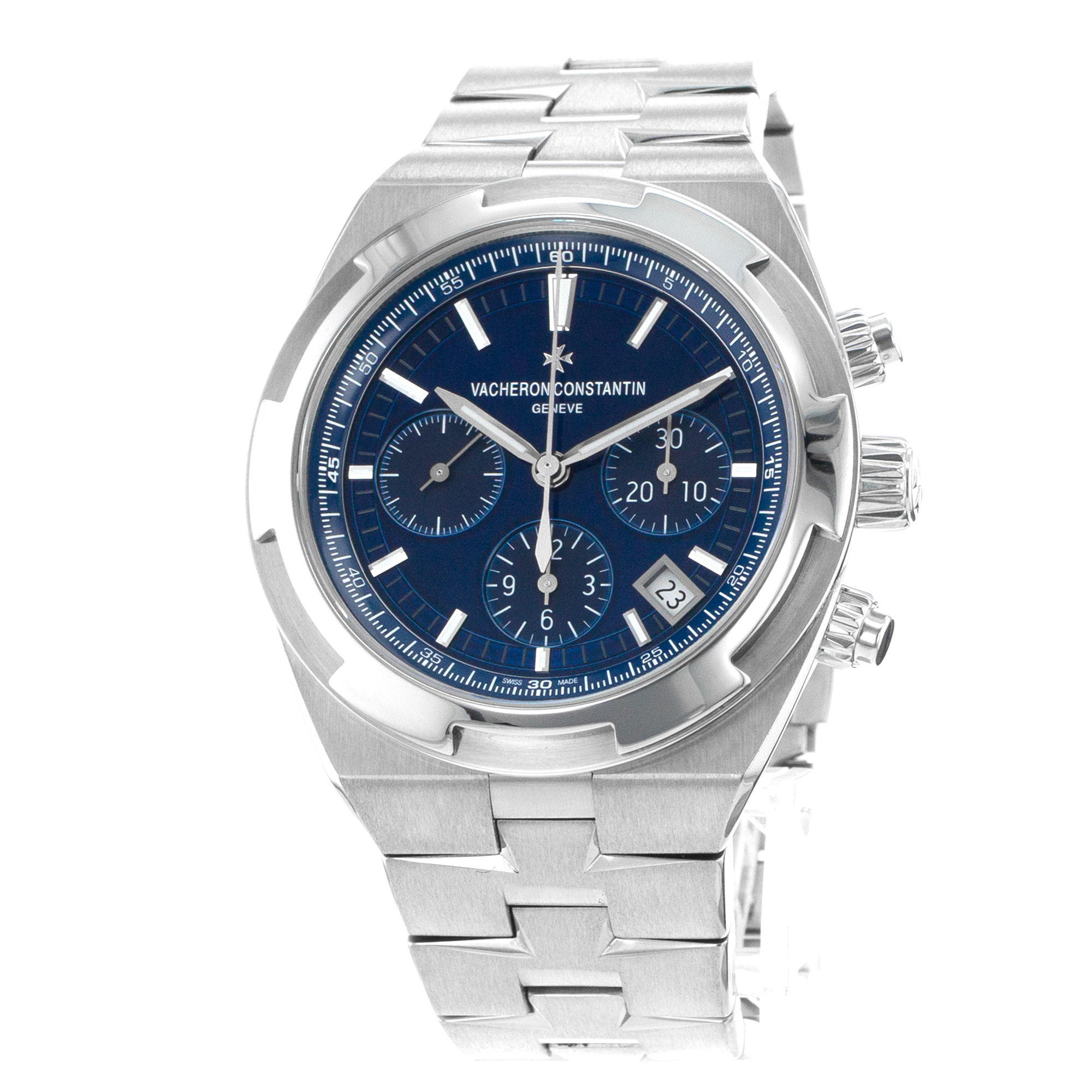 Vacheron Constantin Overseas Chronograph 5500V/110A-B148 42mm Blue Mens Watch thumbnail 4
