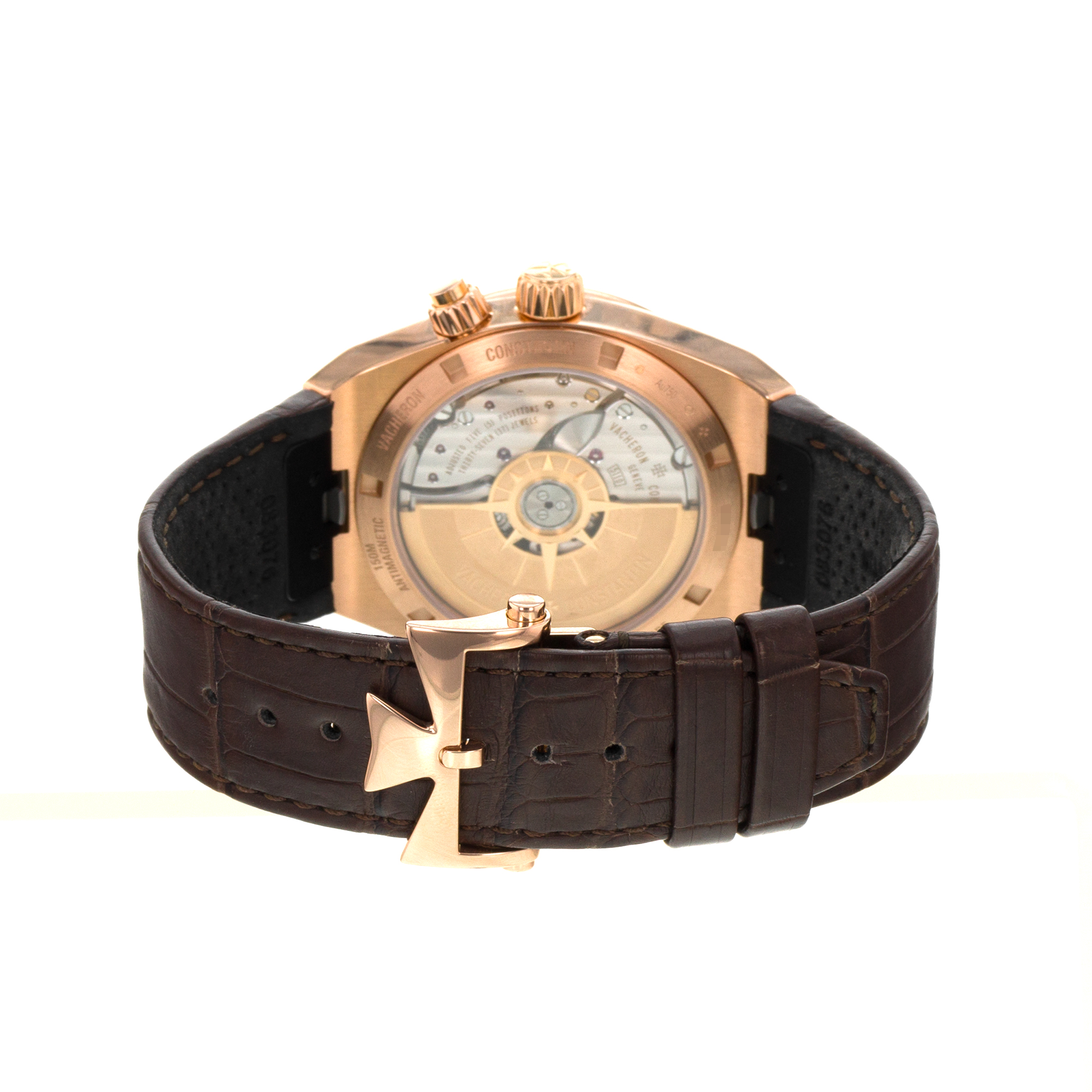 Vacheron Constantin Overseas Dual Time 7900V/000R GMT 18k Rose Gold Mens Watch thumbnail 10