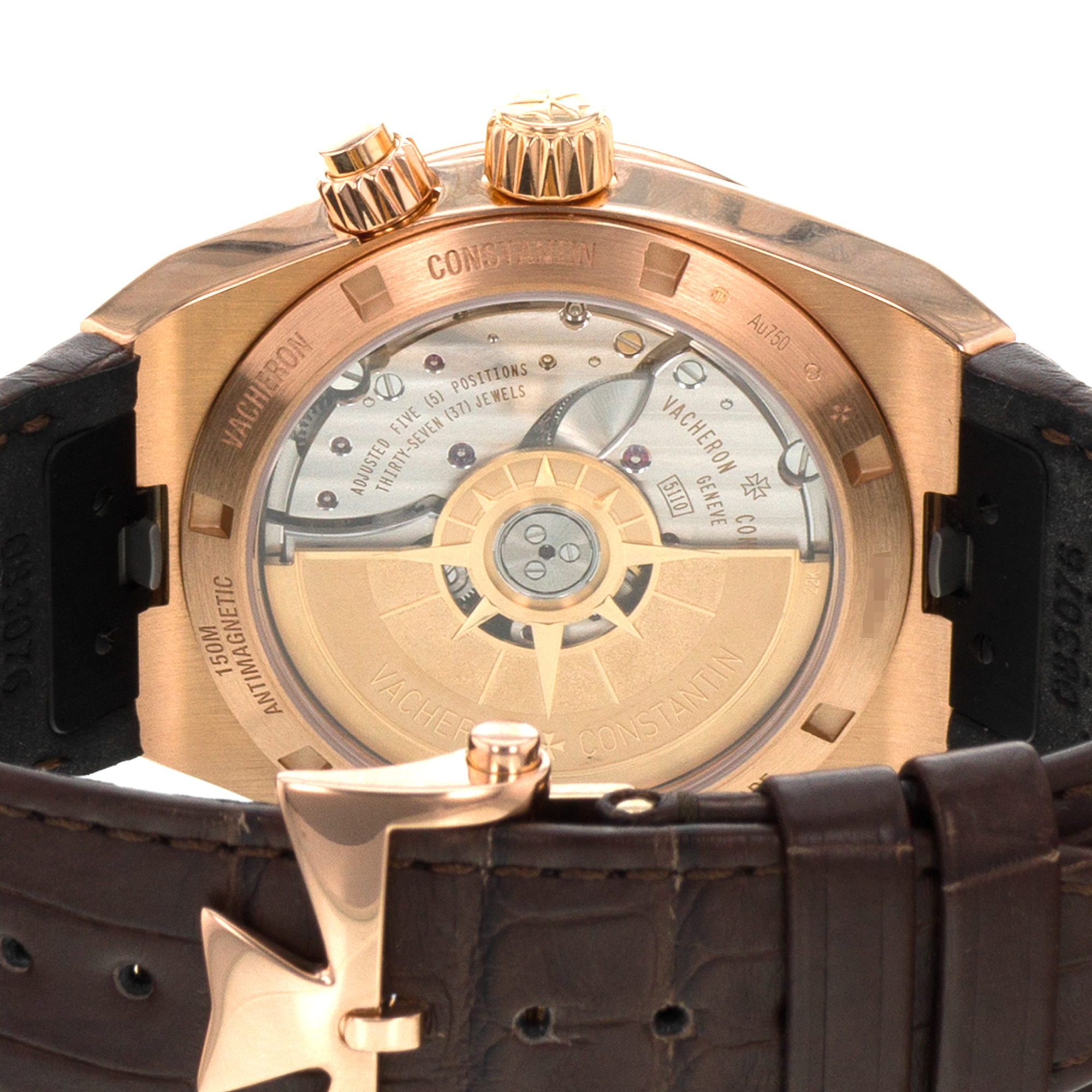 Vacheron Constantin Overseas Dual Time 7900V/000R GMT 18k Rose Gold Mens Watch thumbnail 11