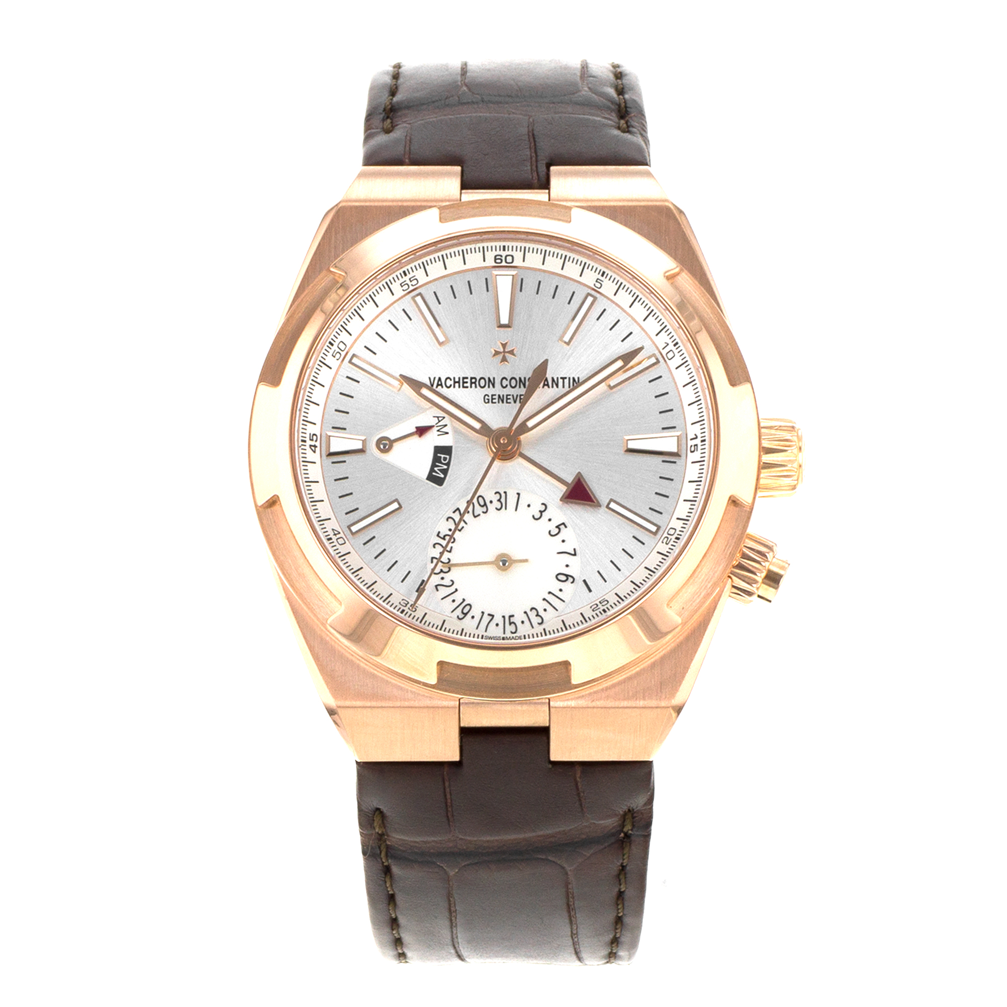 Vacheron Constantin Overseas Dual Time 7900V/000R GMT 18k Rose Gold Mens Watch thumbnail 2