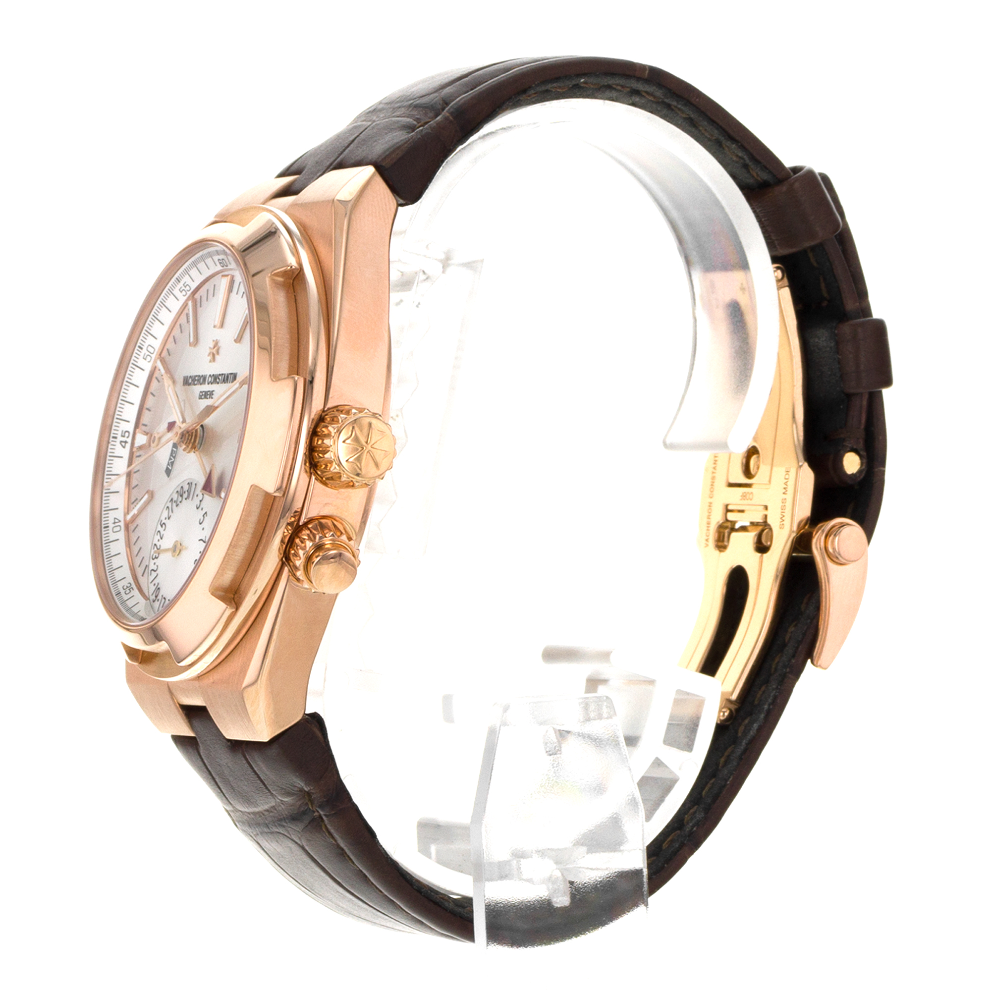 Vacheron Constantin Overseas Dual Time 7900V/000R GMT 18k Rose Gold Mens Watch thumbnail 6