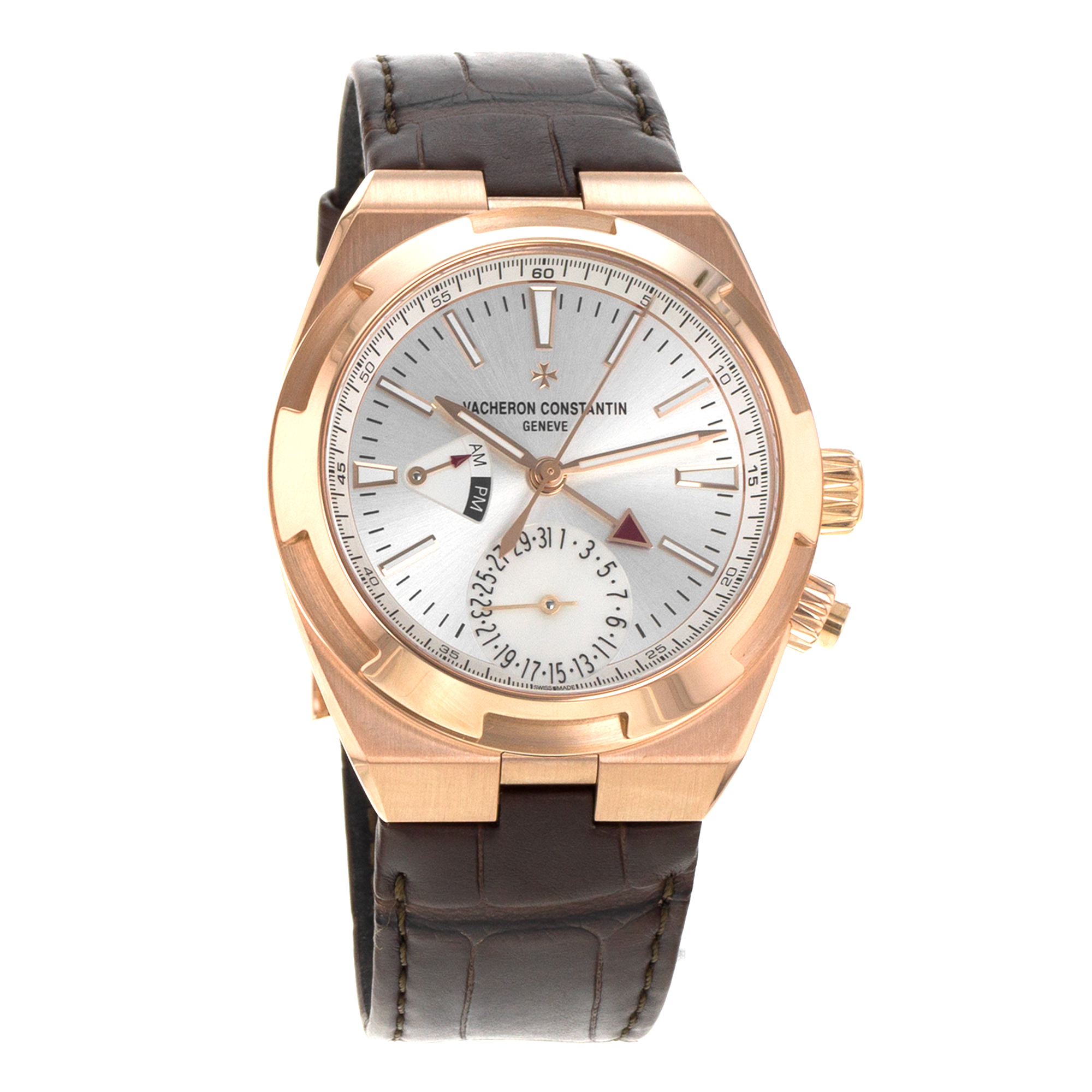 Vacheron Constantin Overseas Dual Time 7900V/000R GMT 18k Rose Gold Mens Watch thumbnail 9